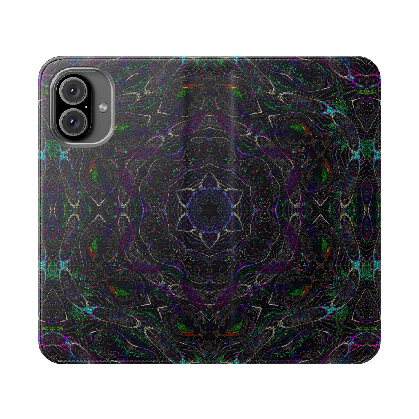 iPhone 16 Flip Case - P5 Kaleidoscopic No.32