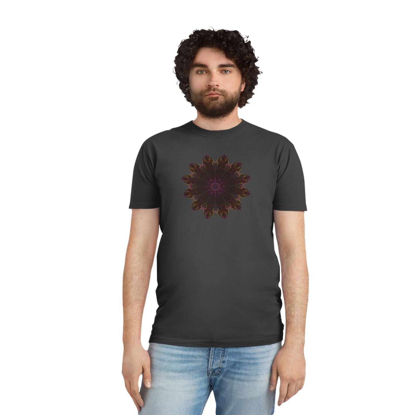 Unisex Faded Shirt - Love Light Mandalas No.12