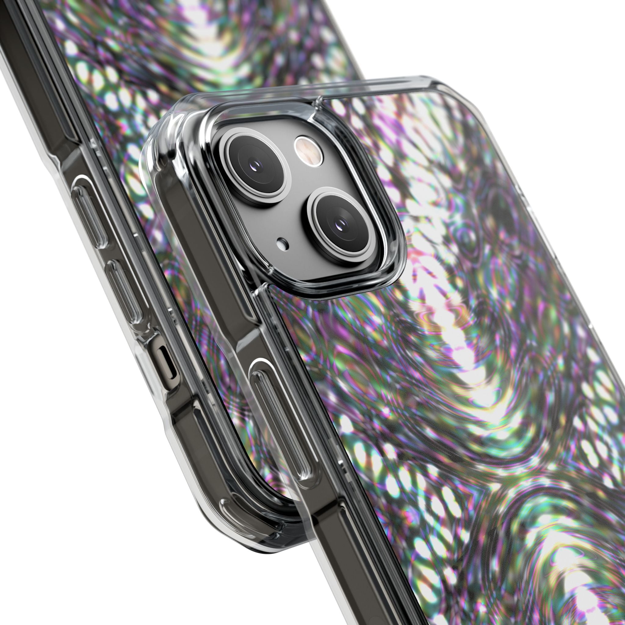 iPhone 14 Magnetic Clear Impact Case - DMT Scribe Tiles No.8