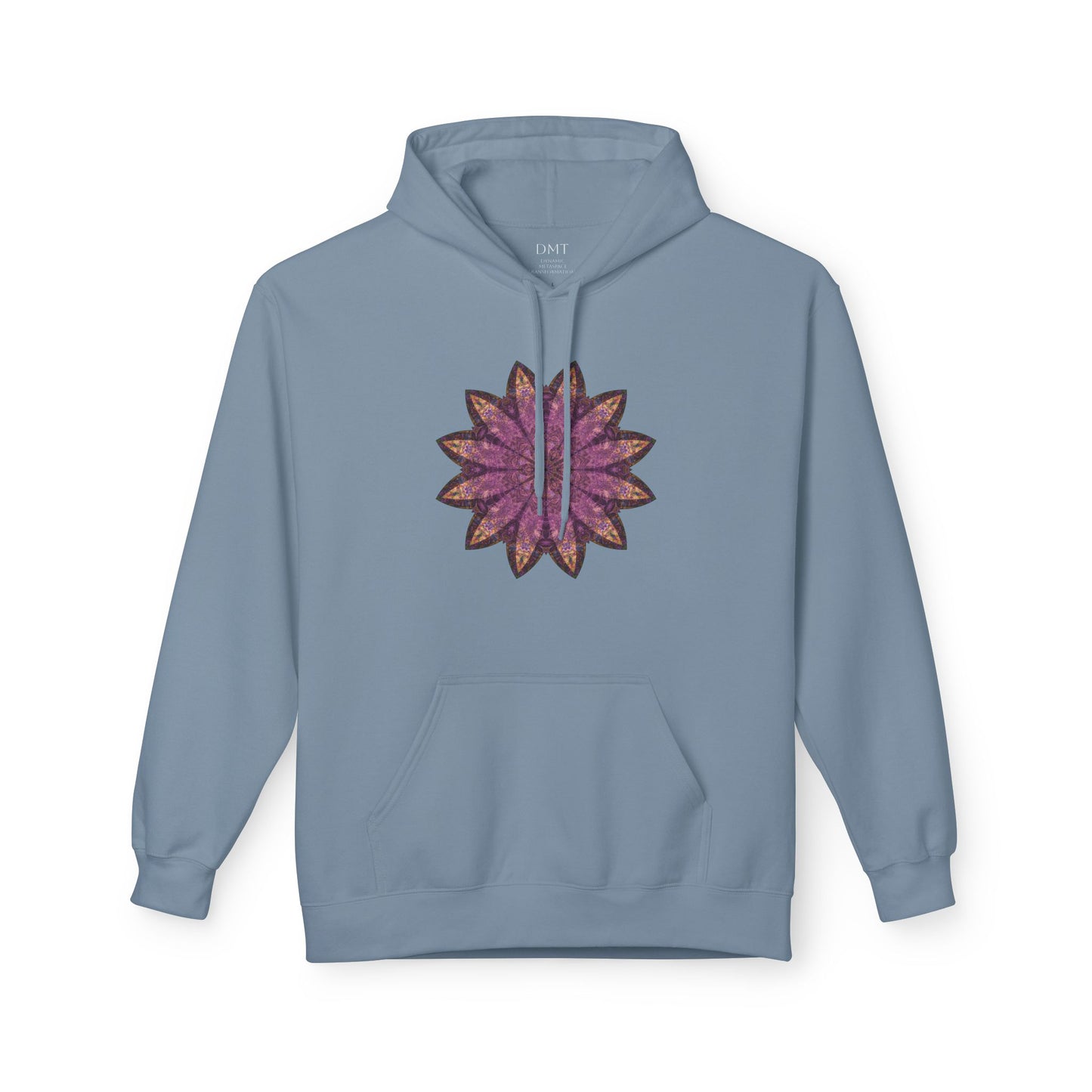 Unisex Midweight Softstyle Fleece Hoodie - Love Light Mandalas No.16