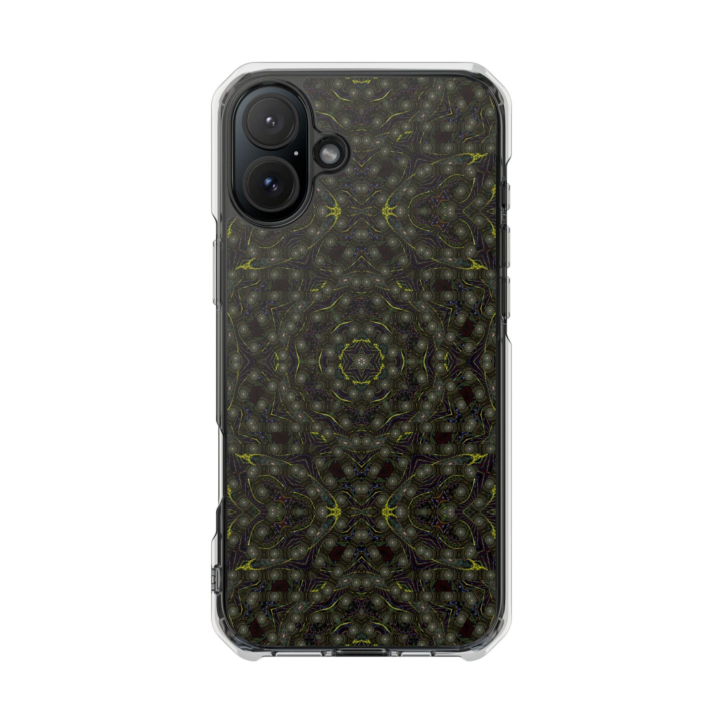 iPhone 16 Magnetic Clear Impact Case - P5 Kaleidoscopic No.2
