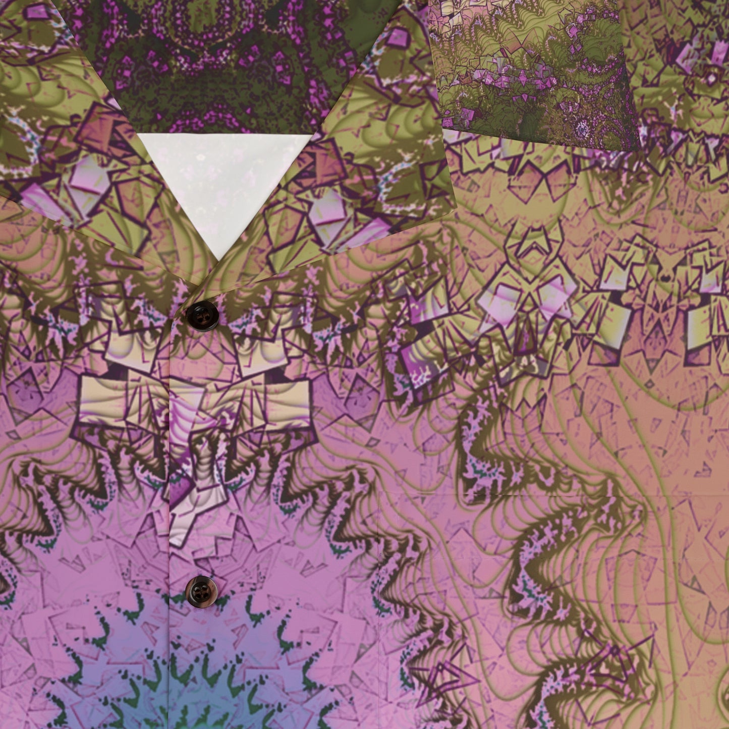 Hawaiian Shirt - Love Light Fractals No.8