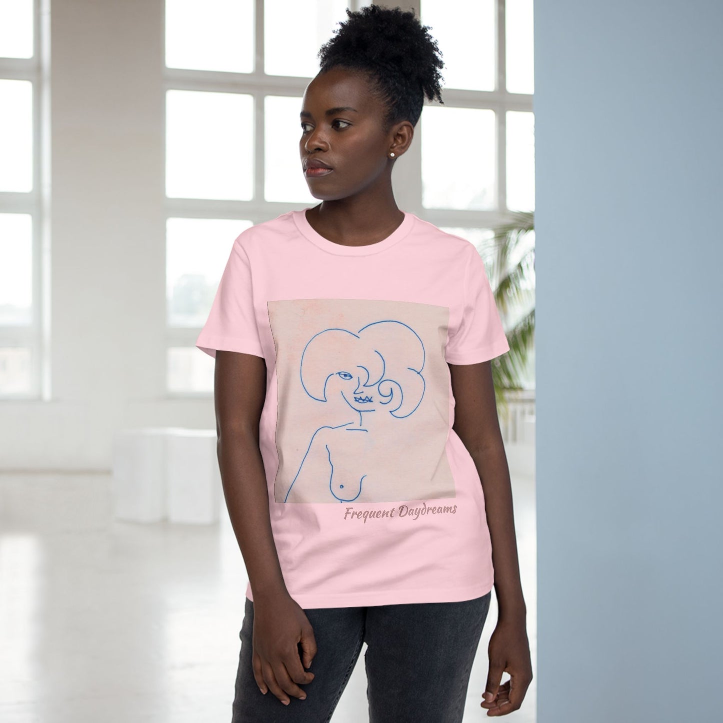 Women’s Maple Tee - Frequent Daydreams Sketch No.45