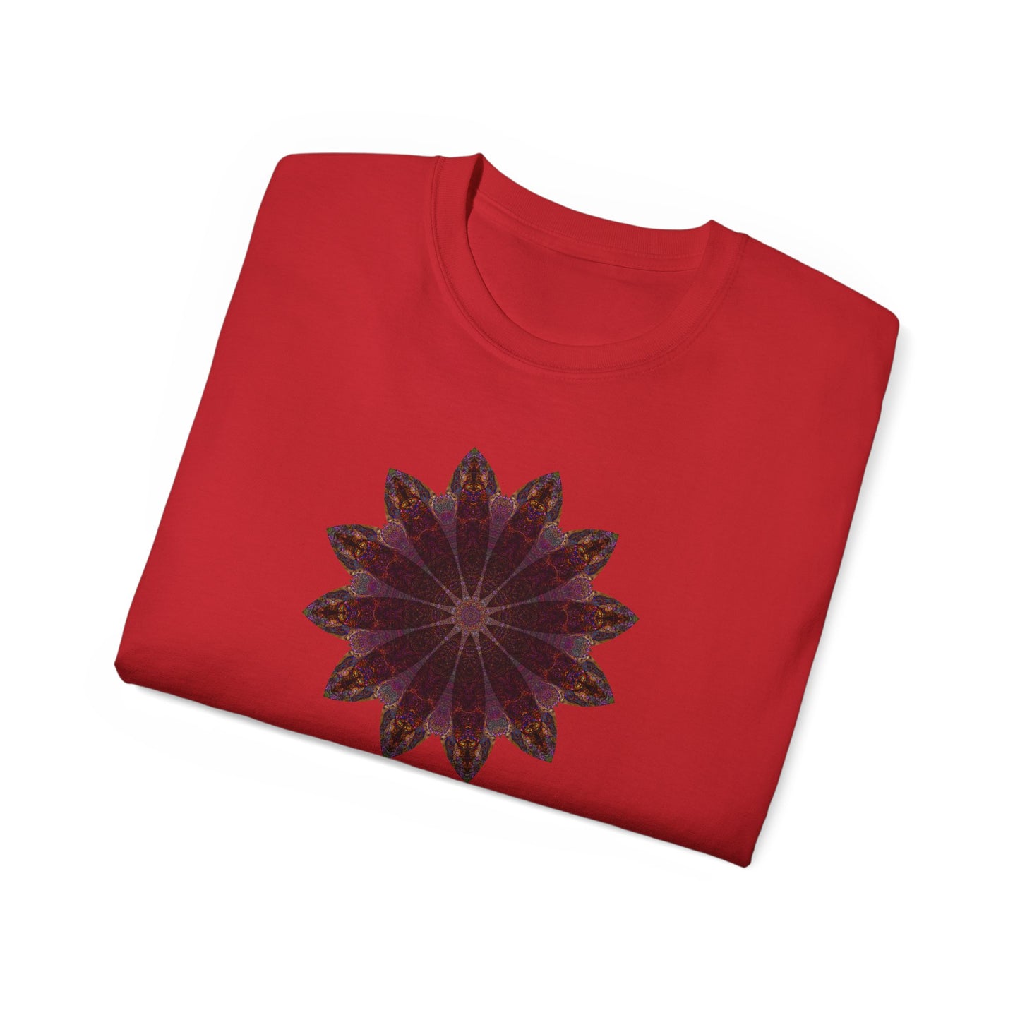 Unisex Ultra Cotton Tee - Love Light Mandalas No.5