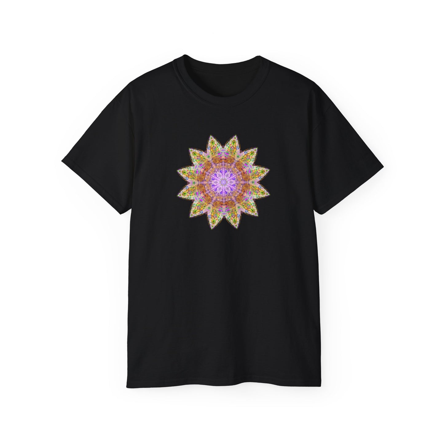 Unisex Ultra Cotton Tee - Love Light Mandalas No.14