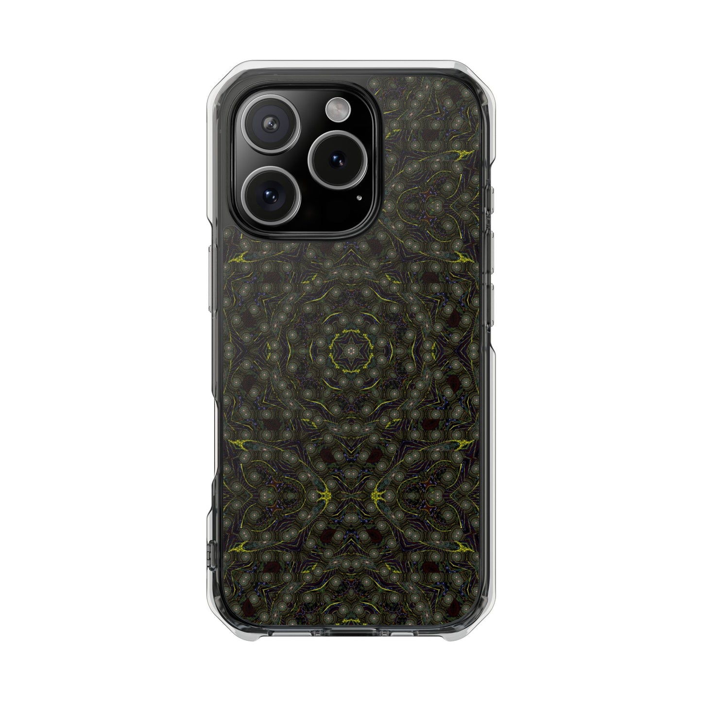 iPhone 16 Magnetic Clear Impact Case - P5 Kaleidoscopic No.2