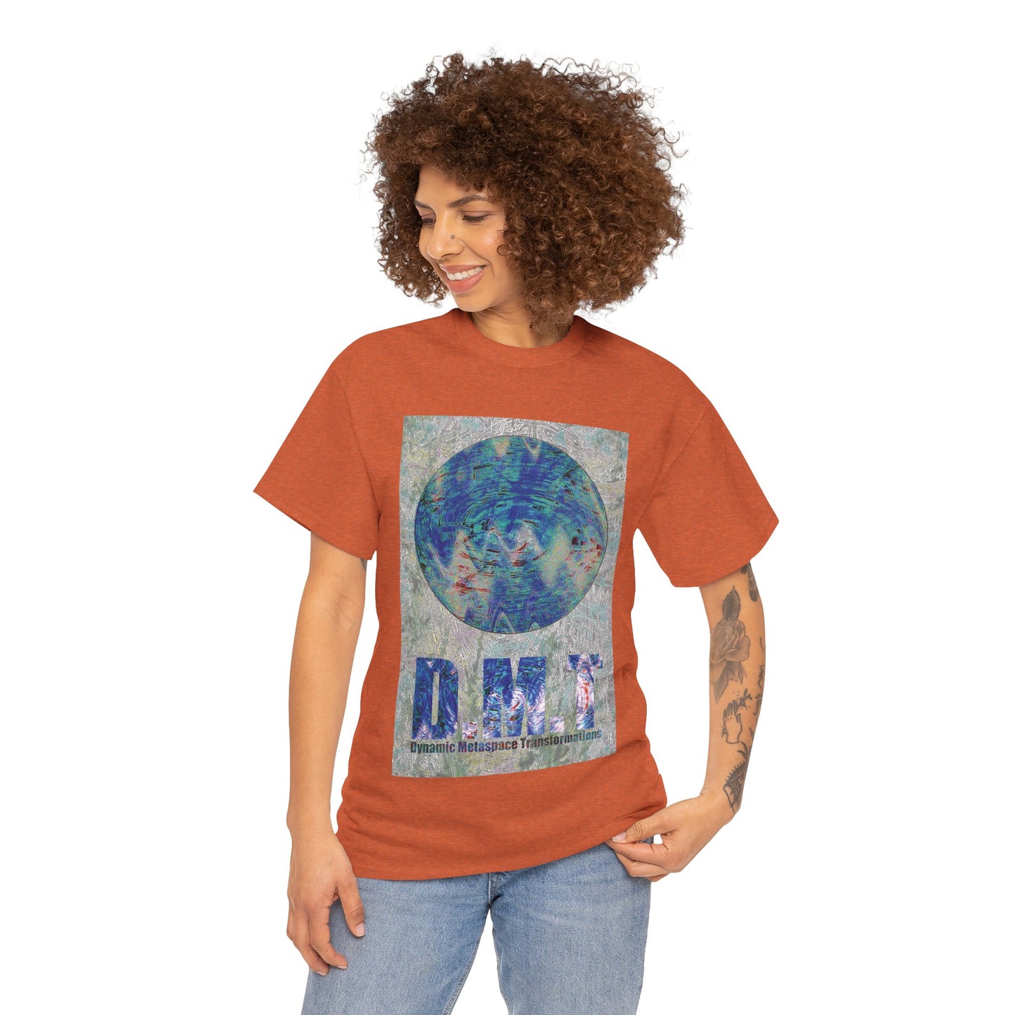 Unisex Heavy Cotton Tee - DMT Spheres No.2