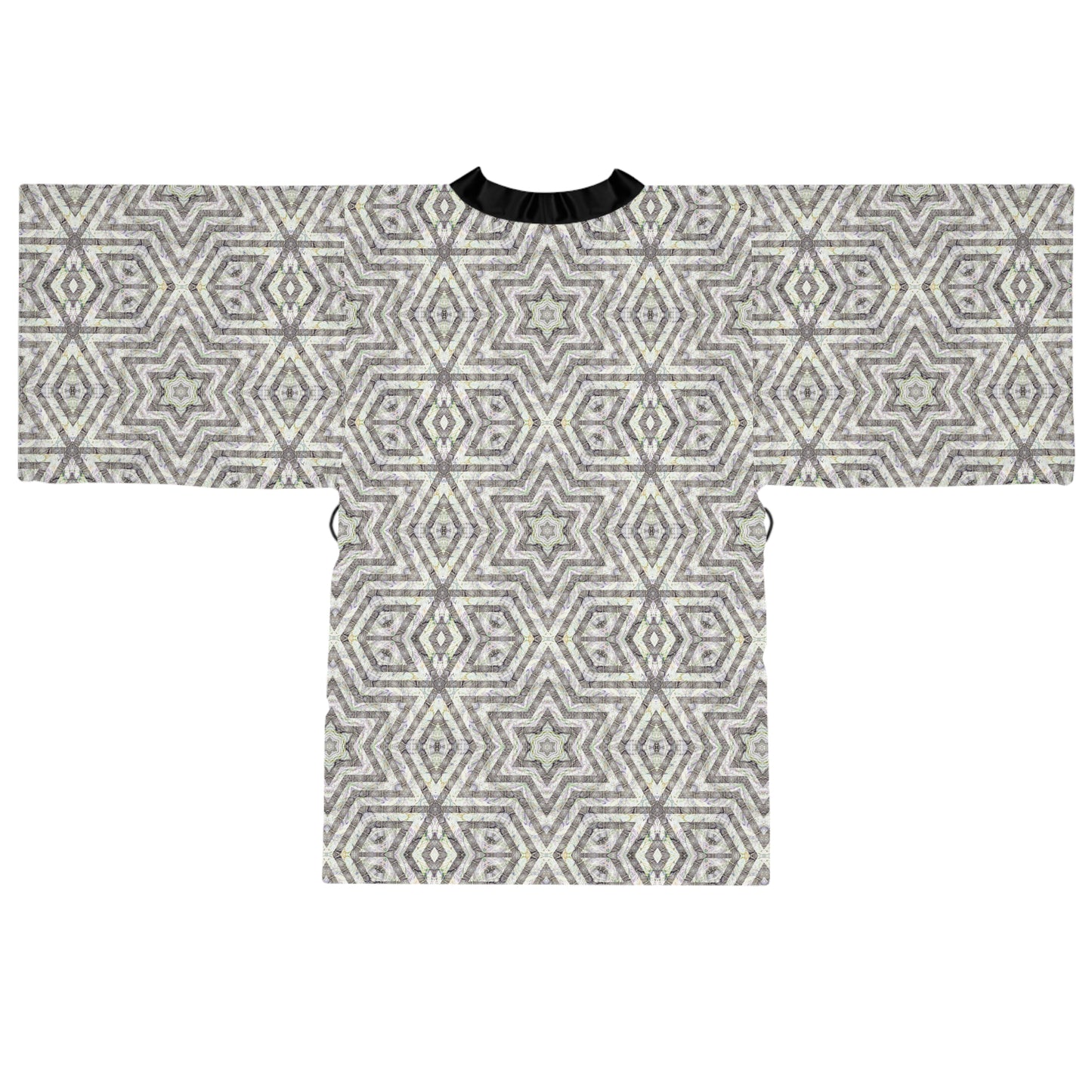 Long Sleeve Kimono Robe - P5 Kaleidoscopic No.19