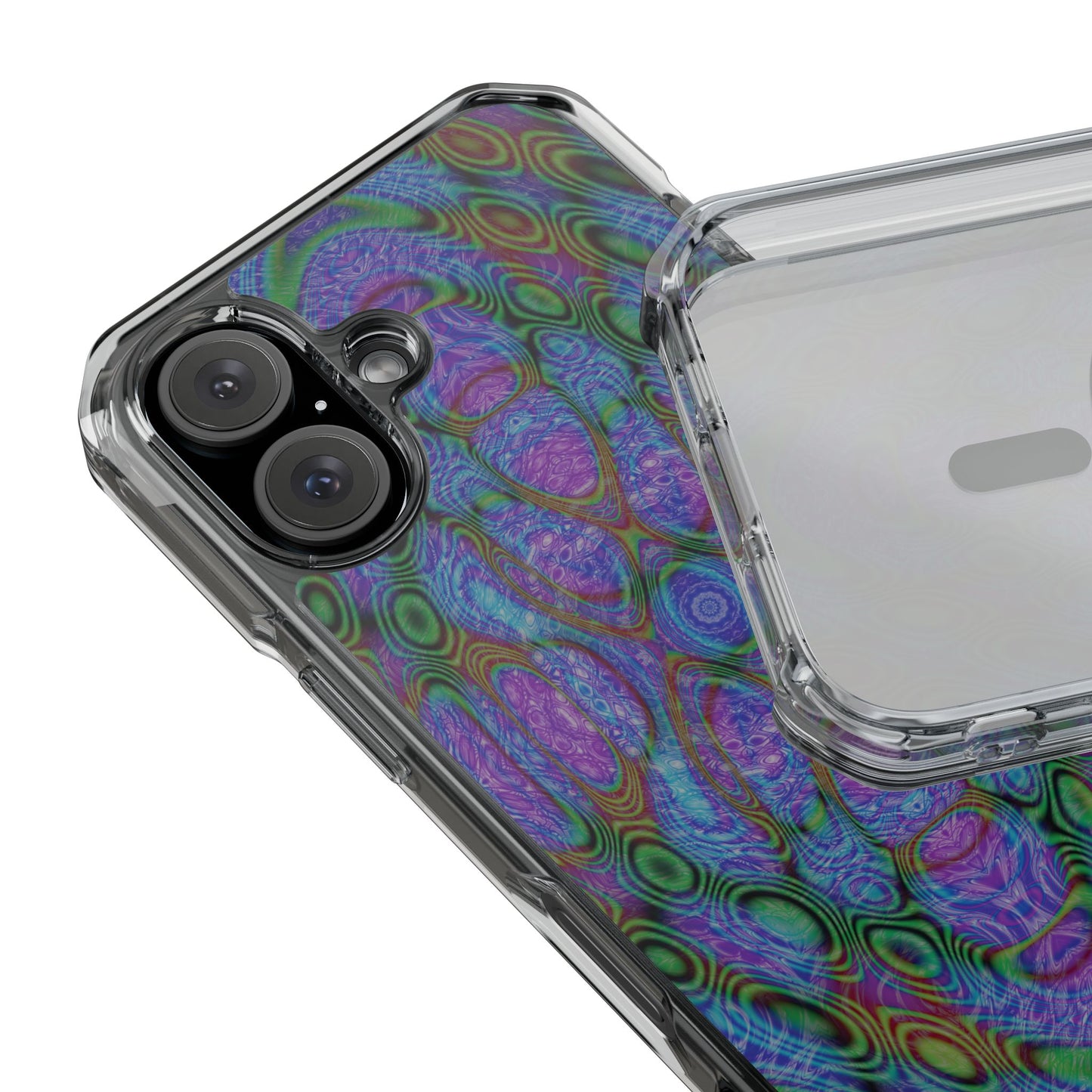 iPhone 16 Magnetic Clear Impact Case - DMT Seer No.17