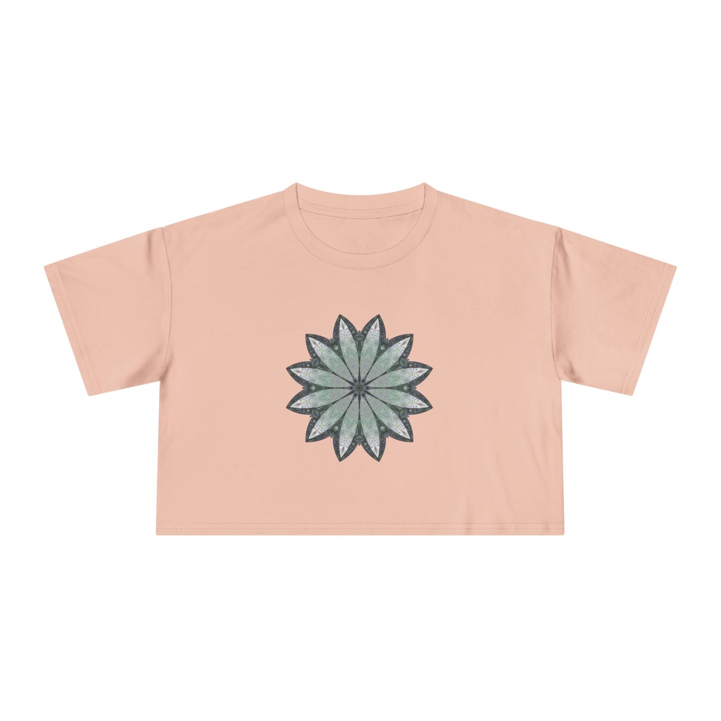 Women's Cropped Tee - Love Light Mandalas No.22