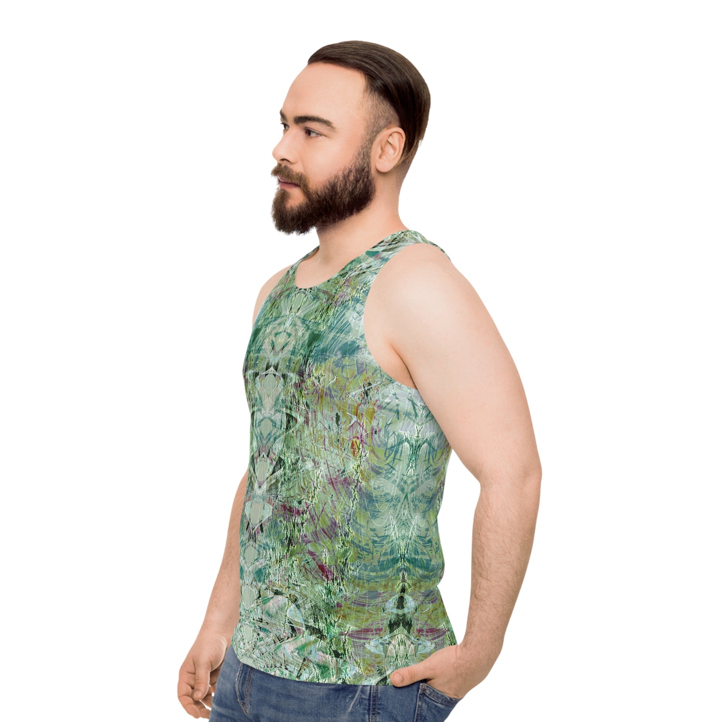 Unisex Tank Top - Love Light Fractals No.7