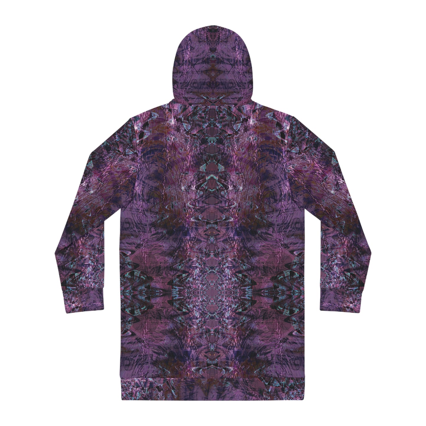 Women's Hoodie Dress - Love Light Fractals No.6