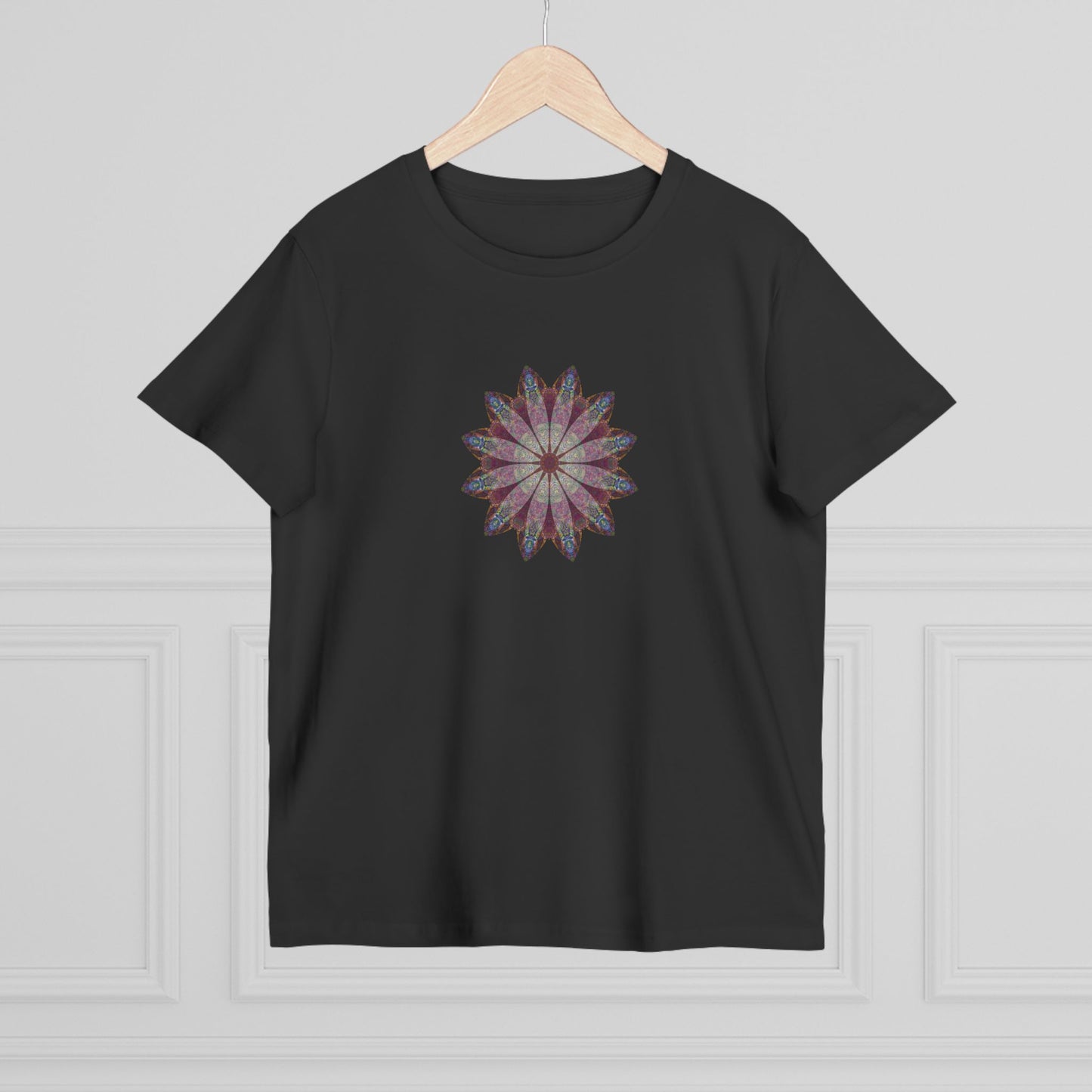 Women’s Maple Tee - Love Light Mandalas No.9