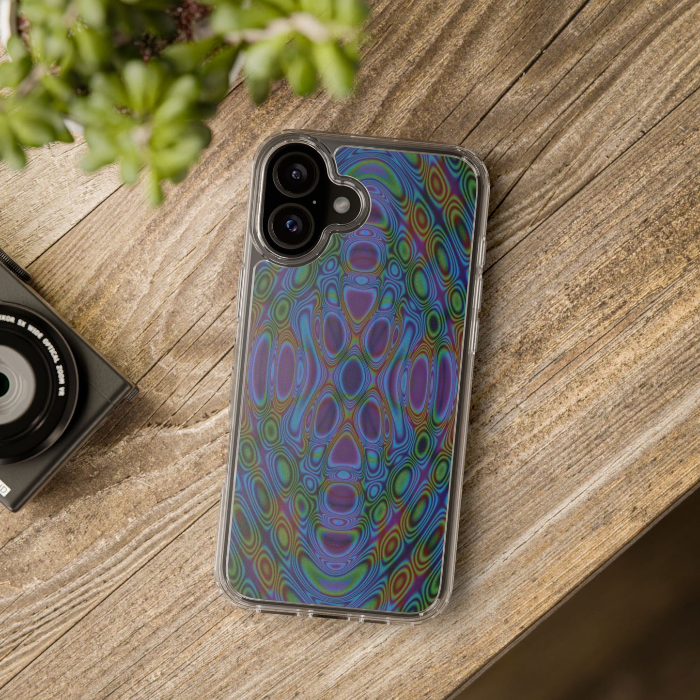 iPhone 16 Clear Case – DMT Seer No.20