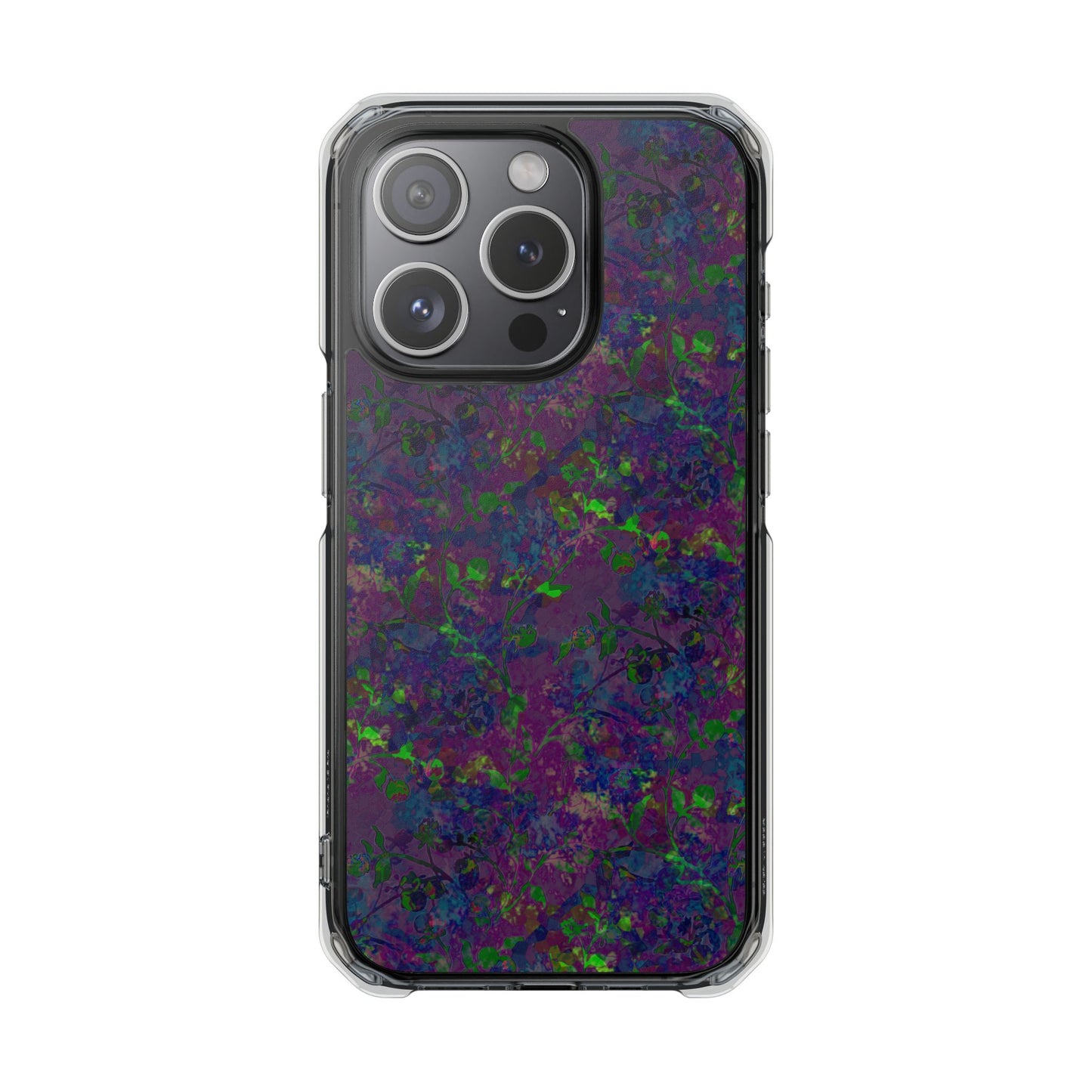 iPhone 15 Magnetic Clear Impact Case - Hidden Weave Series V3 No.23