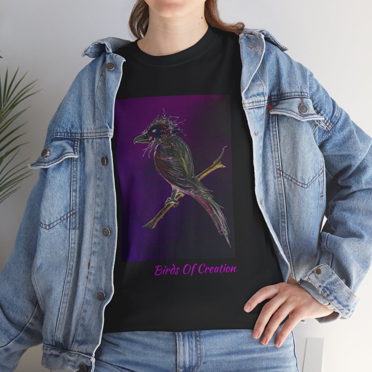 Unisex Heavy Cotton Tee - Birds Of Creation No.1