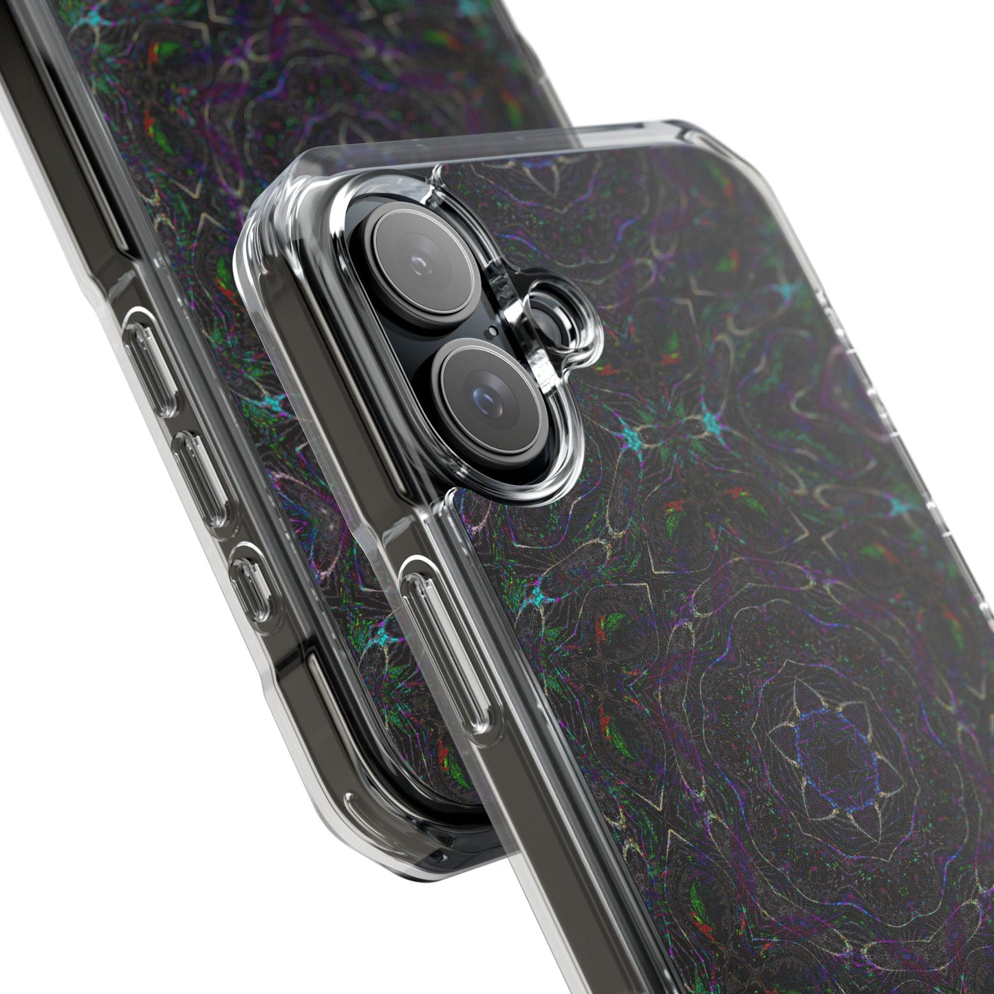 iPhone 16 Magnetic Clear Impact Case - P5 Kaleidoscopic No.32