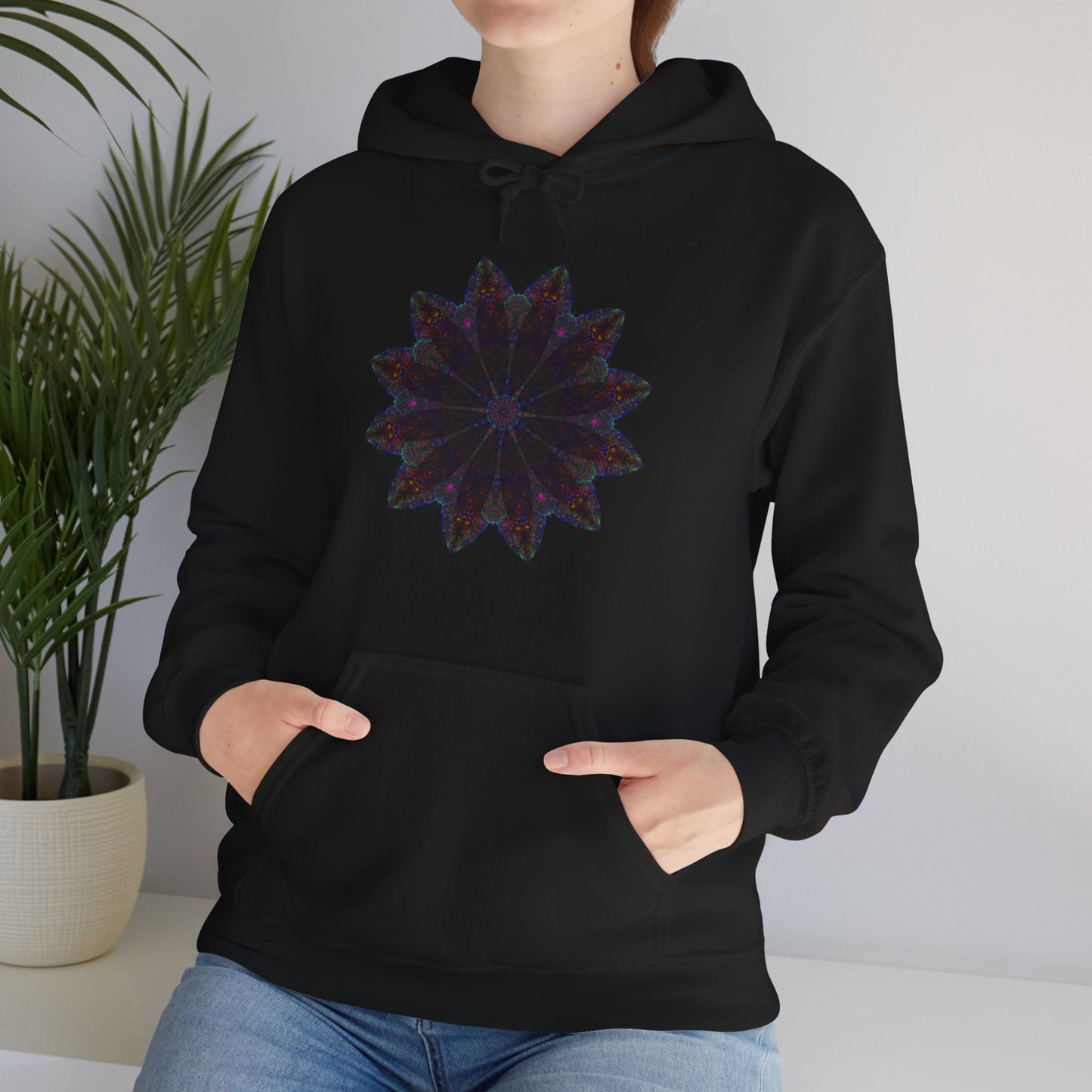 Unisex Heavy Blend™ Hooded Sweatshirt - Love Light Mandalas No.25