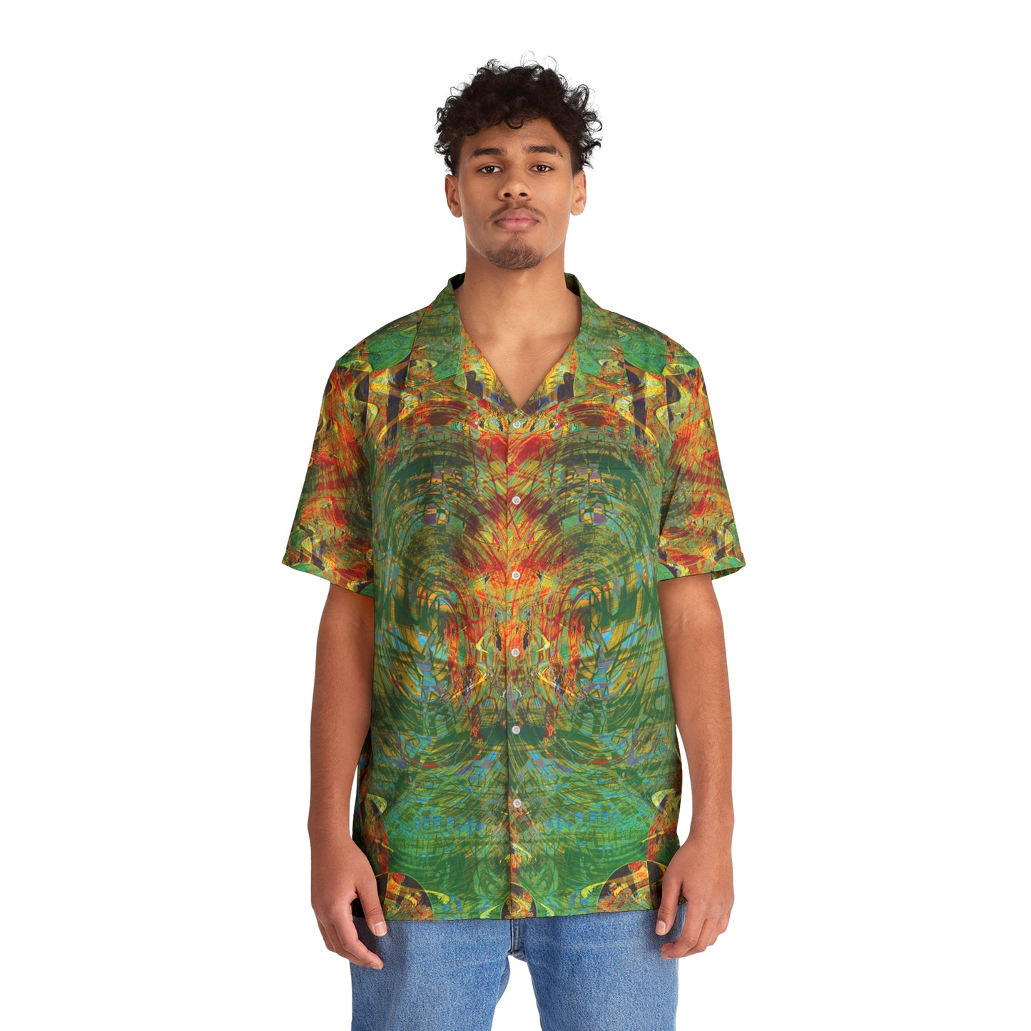 Hawaiian Shirt - Love Light Fractals No.3