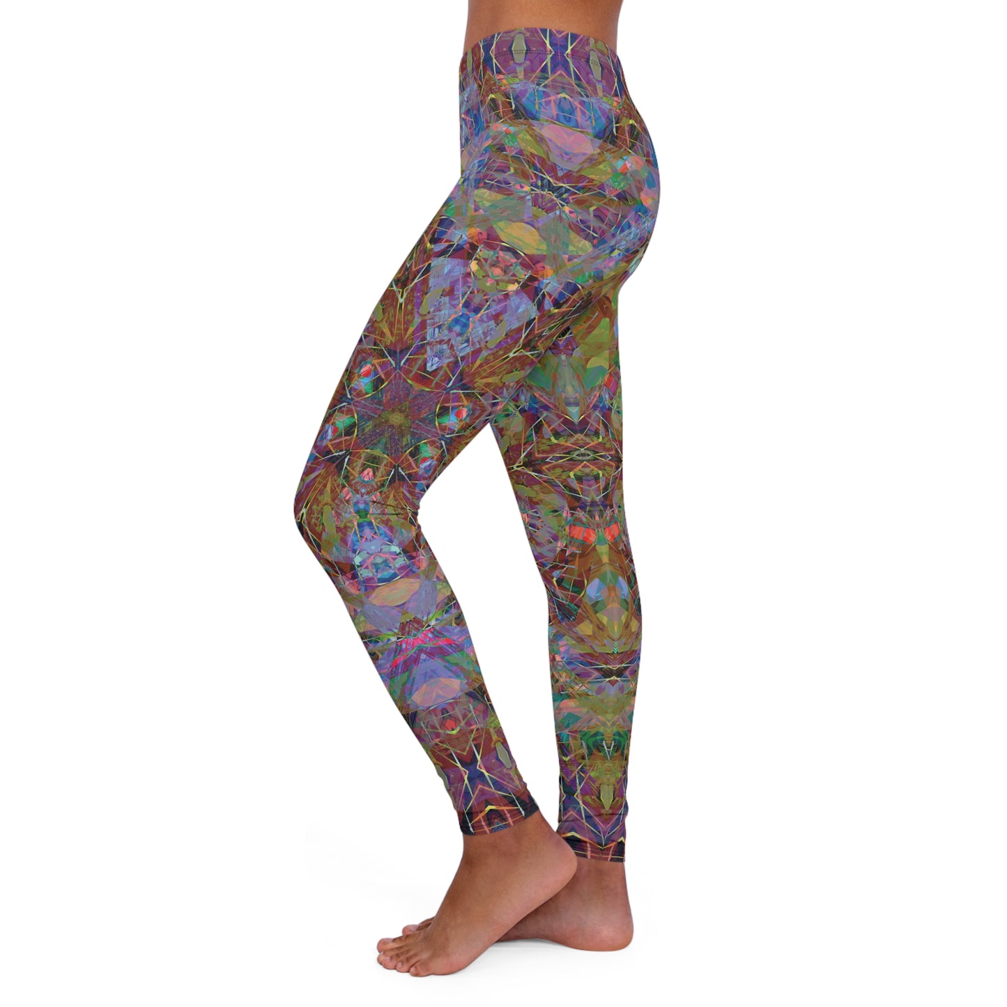 Spandex Leggings - Mandala Series No.14