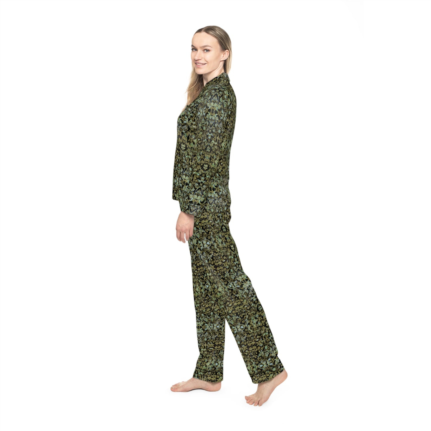 Women's Satin Pajamas - Hidden Weave No.4