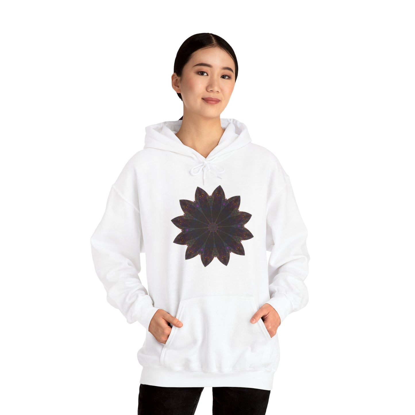 Unisex Heavy Blend™ Hooded Sweatshirt - Love Light Mandalas No.10