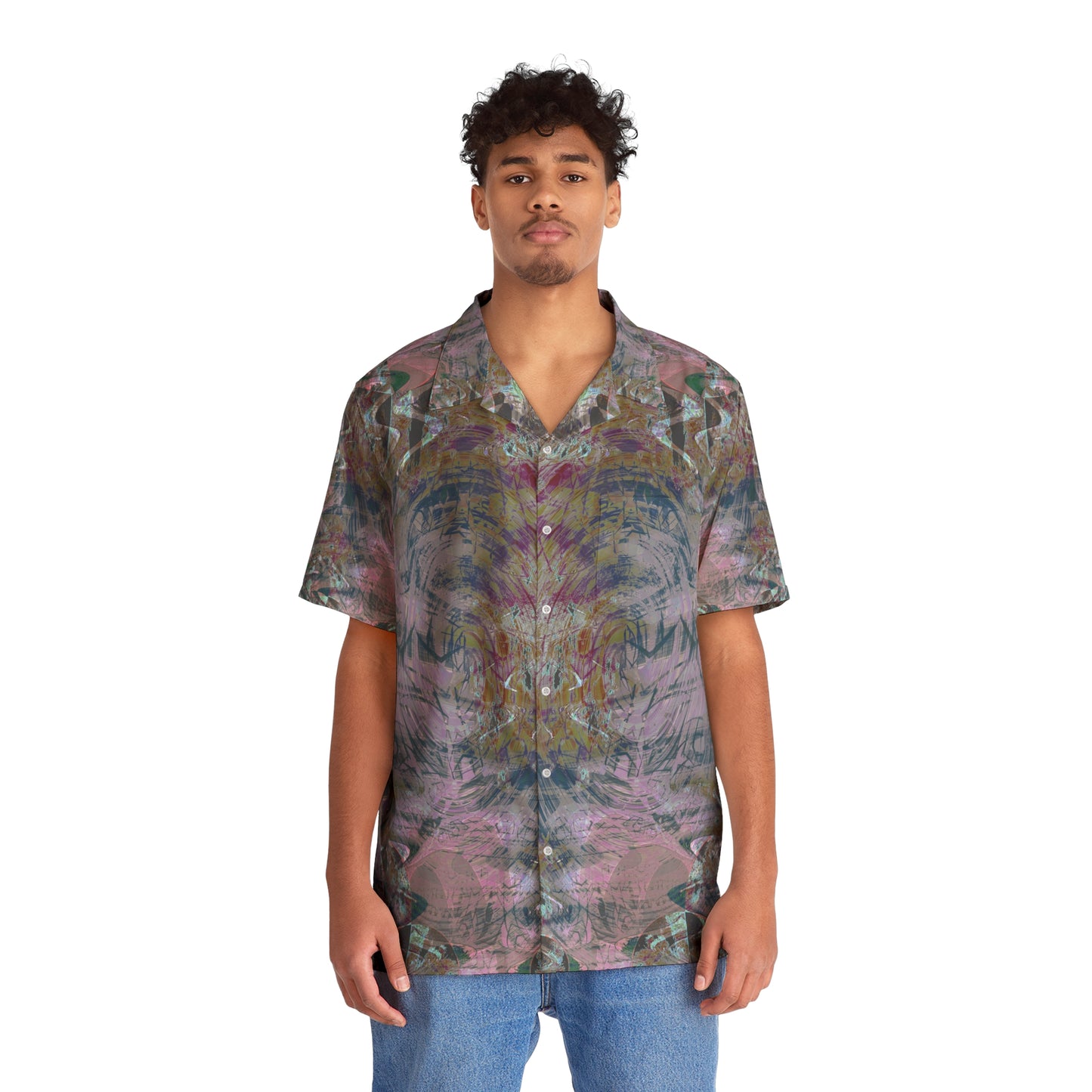 Hawaiian Shirt - Love Light Fractals No.5
