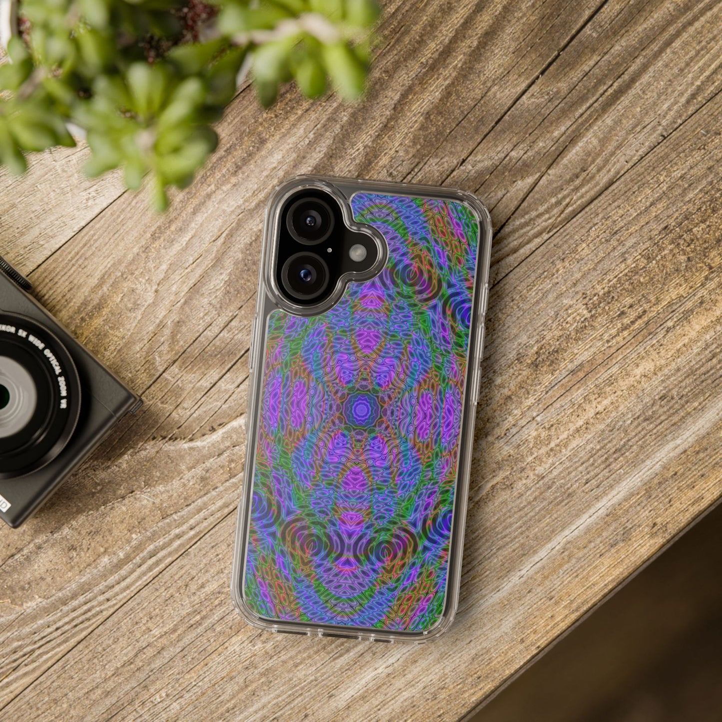 iPhone 16 Clear Case – DMT Seer No.21