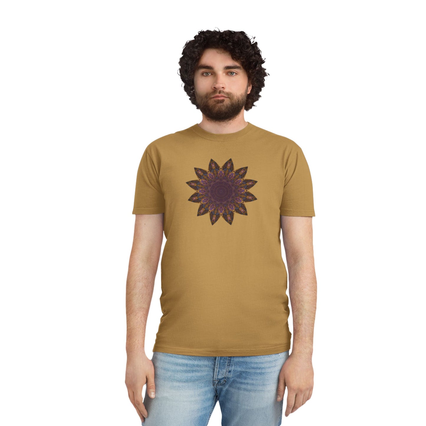 Unisex Faded Shirt - Love Light Mandalas No.1