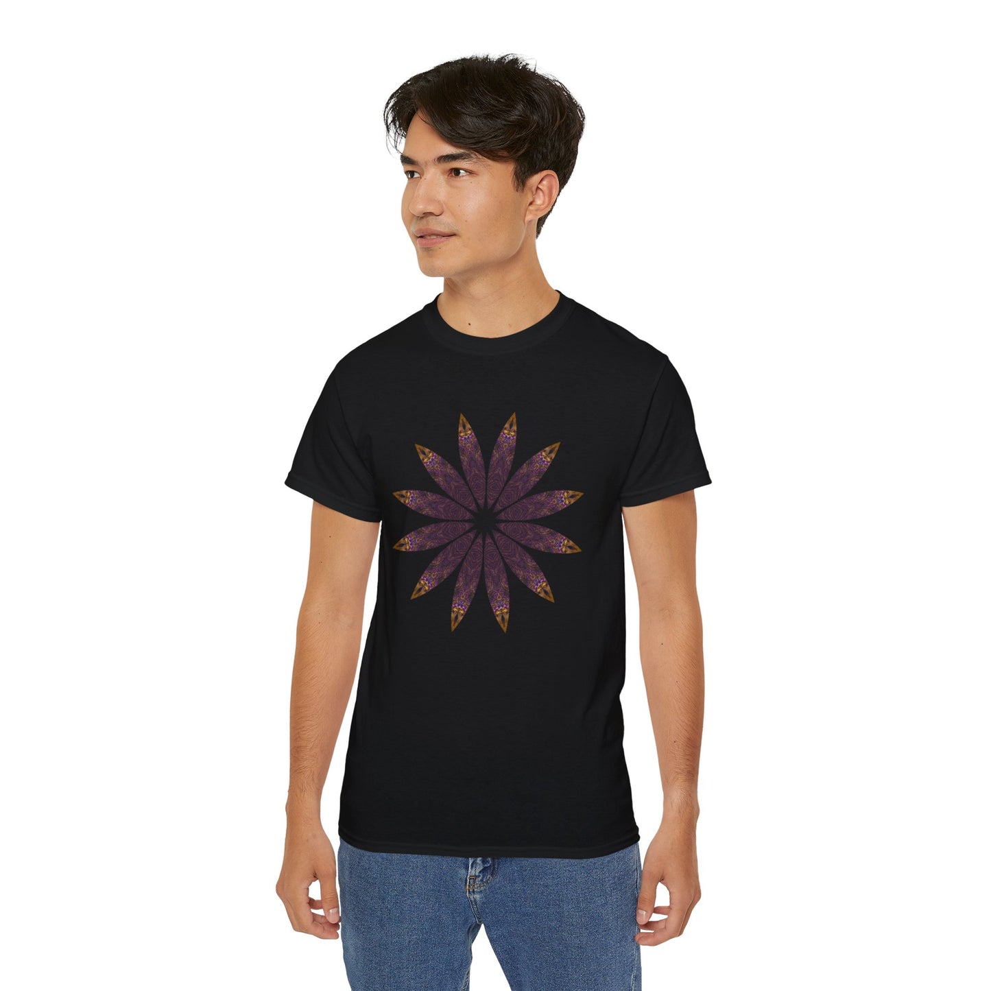 Unisex Ultra Cotton Tee - Love Light Mandalas No.2