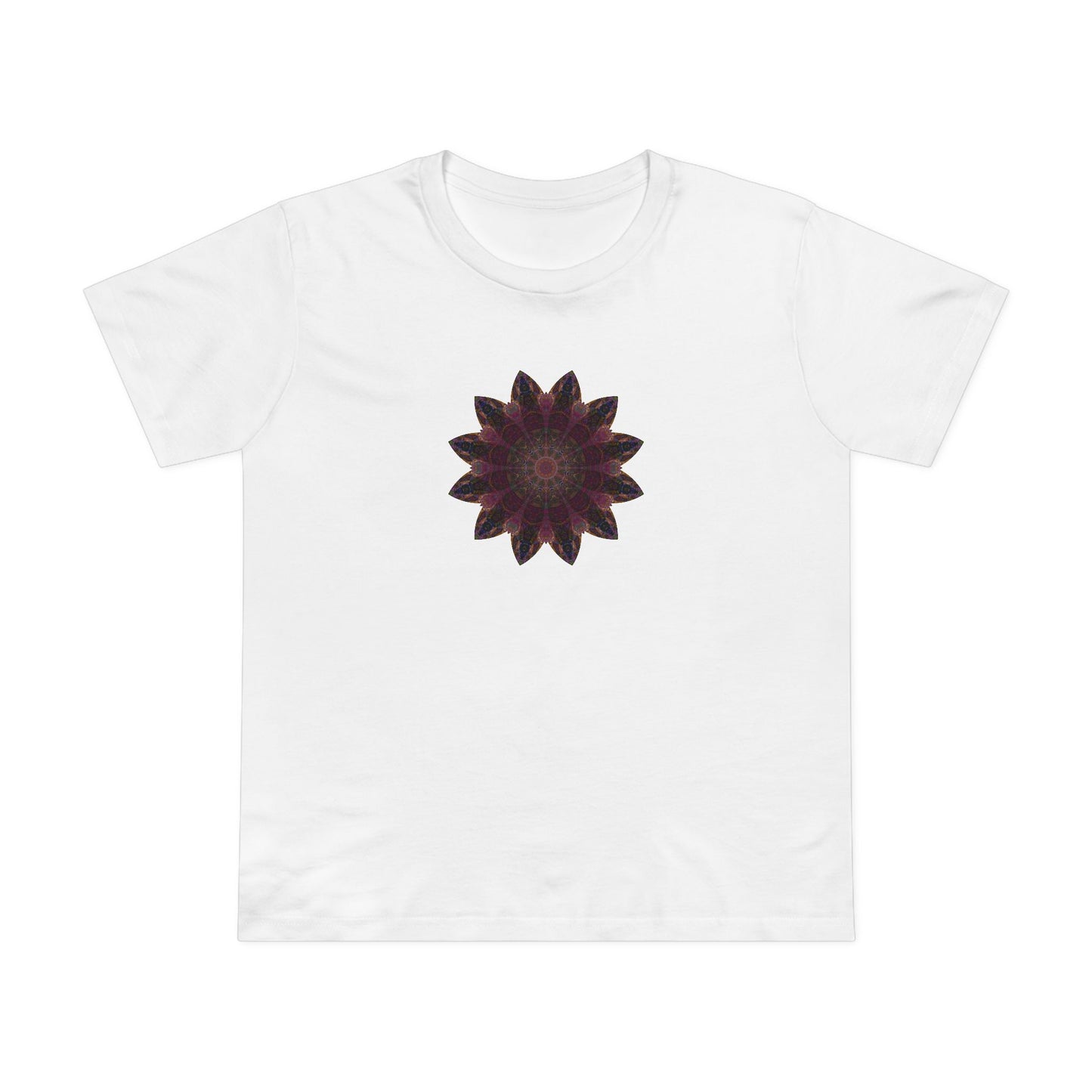 Women’s Maple Tee - Love Light Mandalas No.8