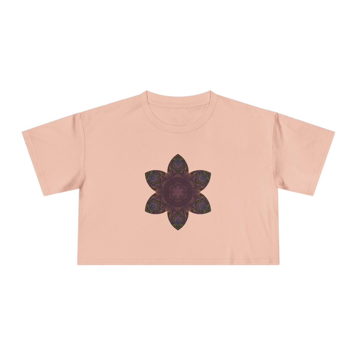 Women's Cropped Tee - Love Light Mandalas No.3