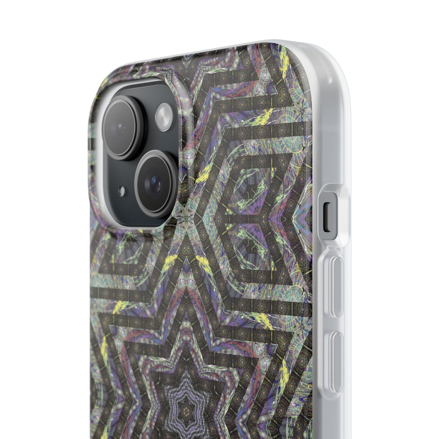 iPhone 15 Flexi Case - P5 Kaleidoscopic No.1