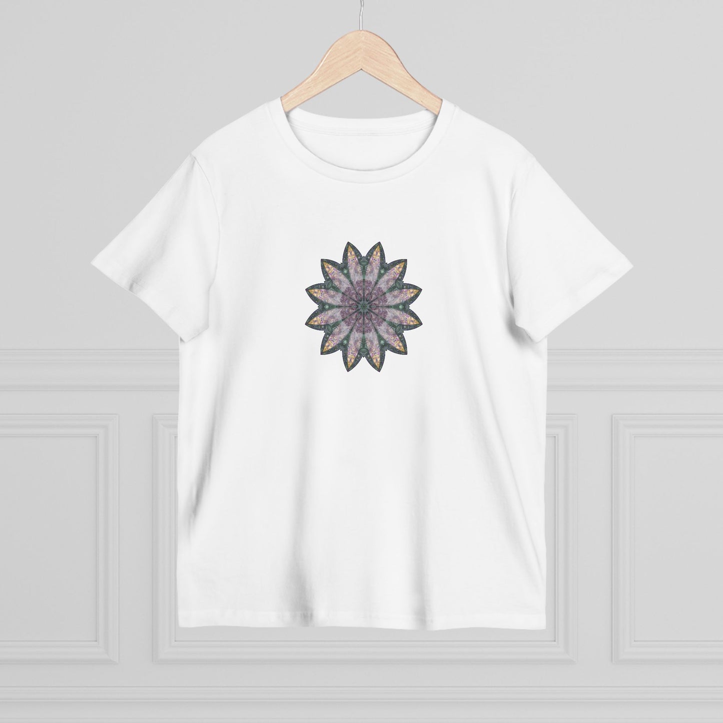 Women’s Maple Tee - Love Light Mandalas No.21
