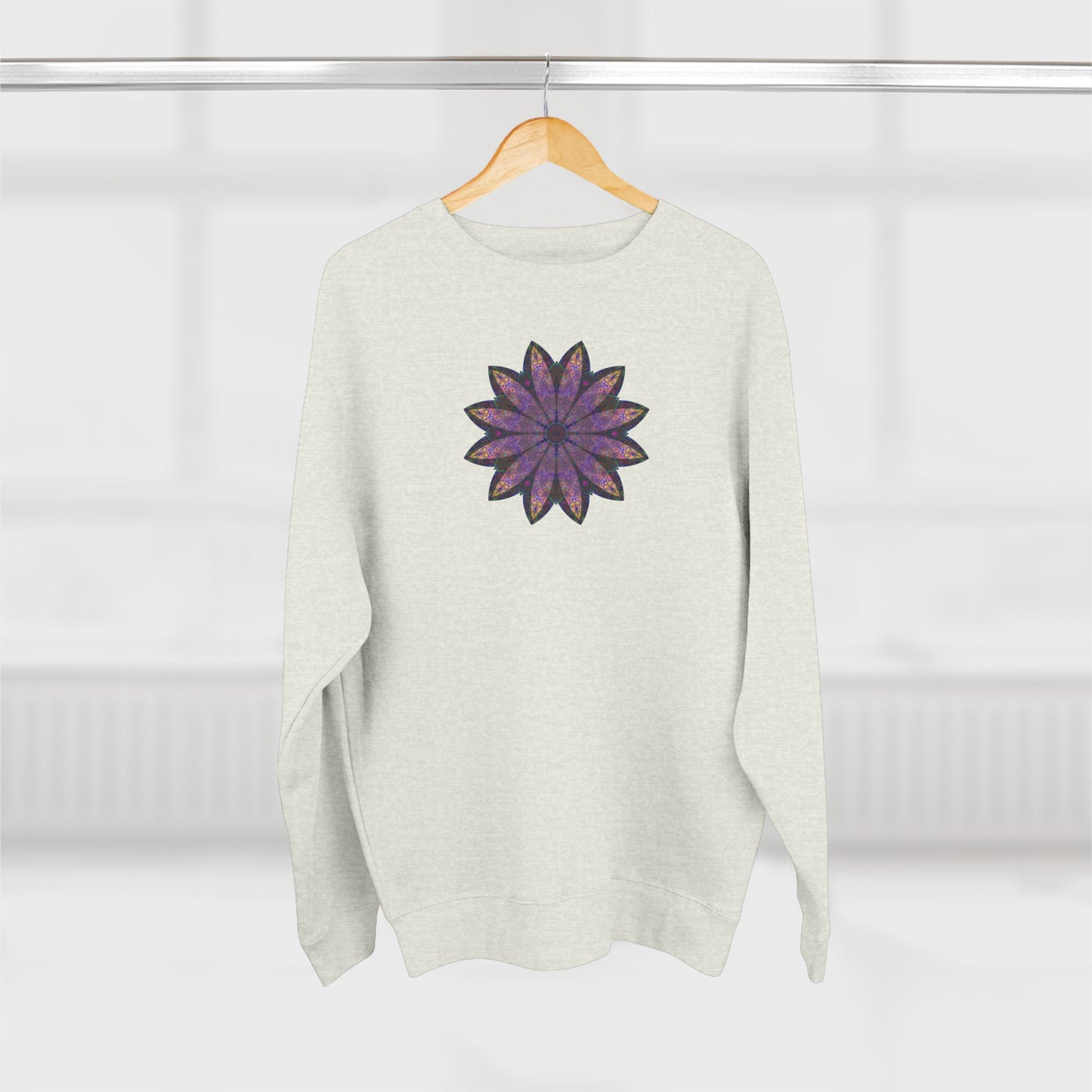 Unisex Crewneck Sweatshirt - Love Light Mandalas No.24