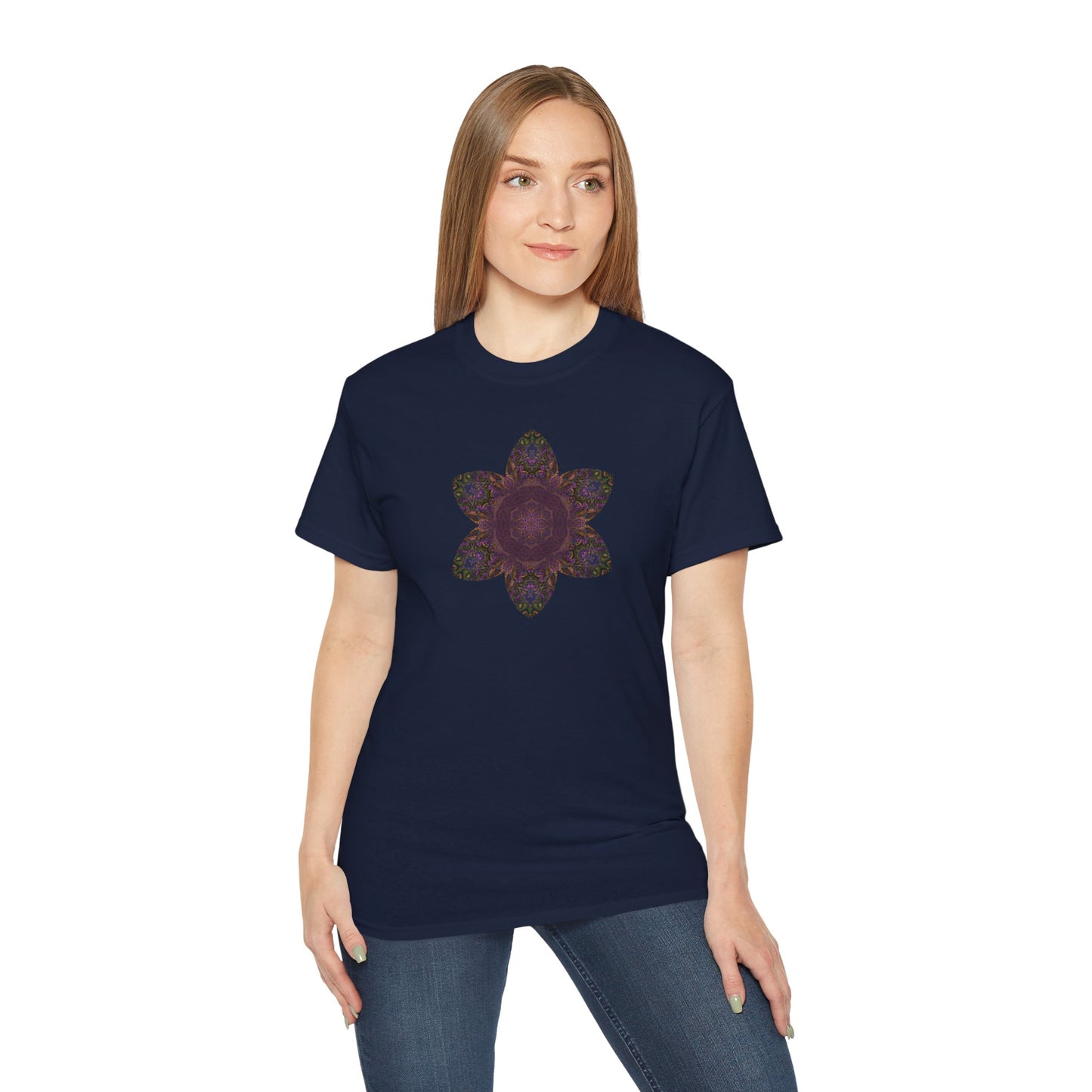 Unisex Ultra Cotton Tee - Love Light Mandalas No.3