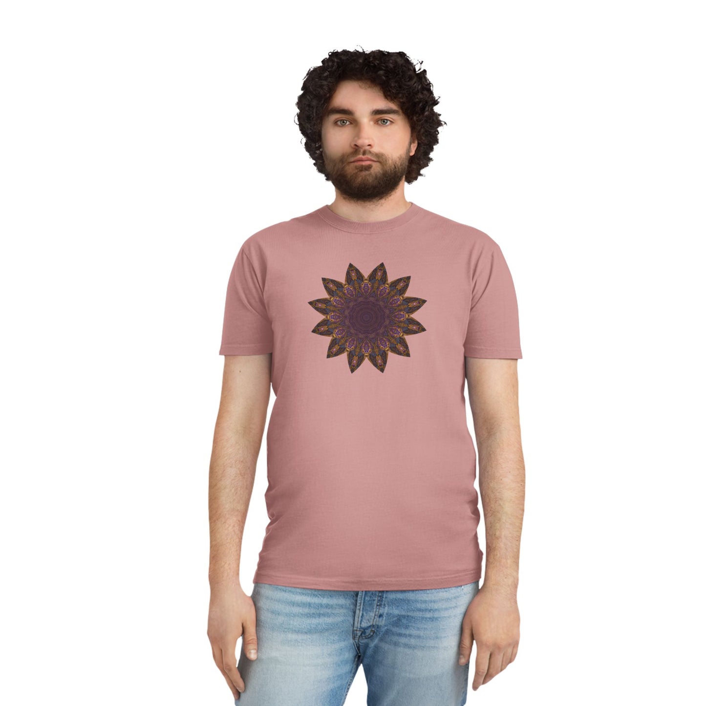 Unisex Faded Shirt - Love Light Mandalas No.1