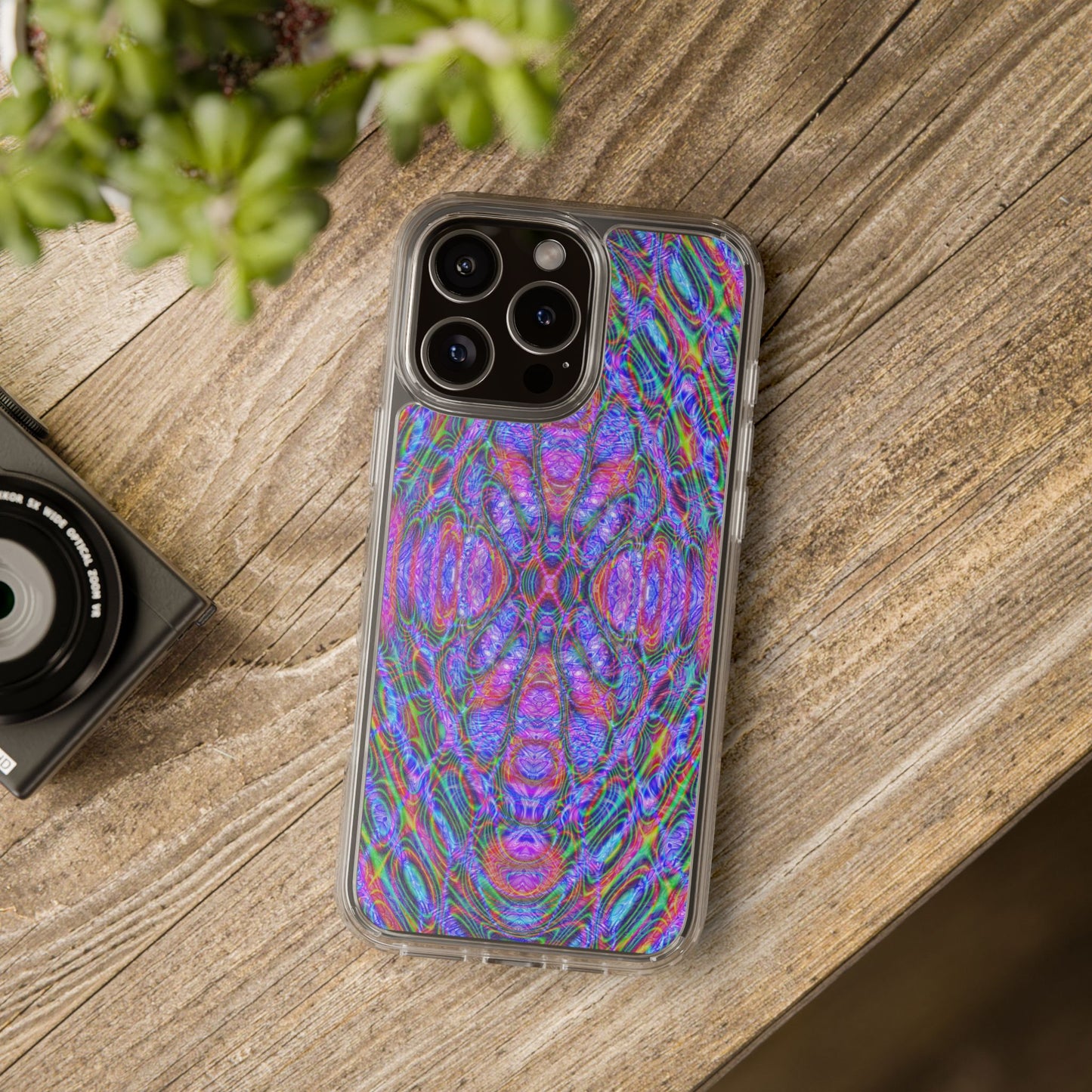 iPhone 16 Clear Case – DMT Seer No.22