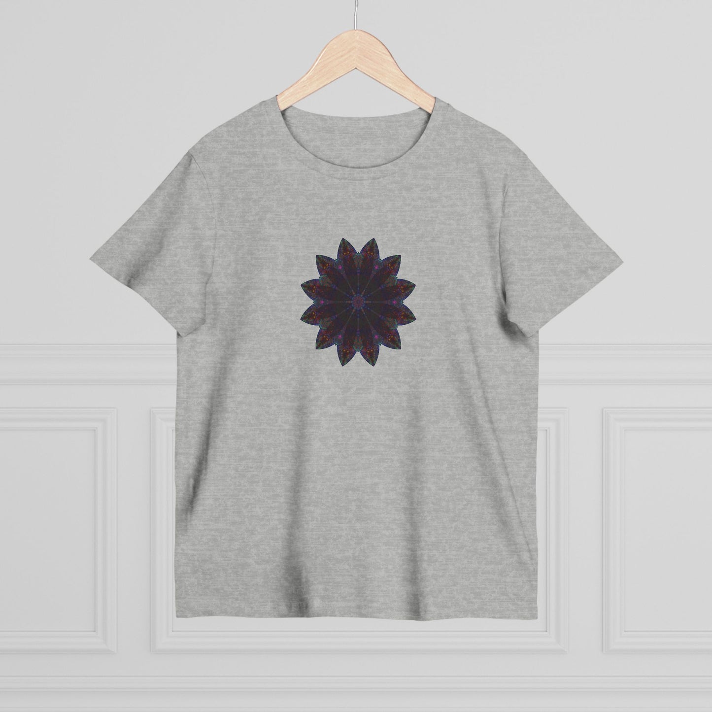 Women’s Maple Tee - Love Light Mandalas No.25