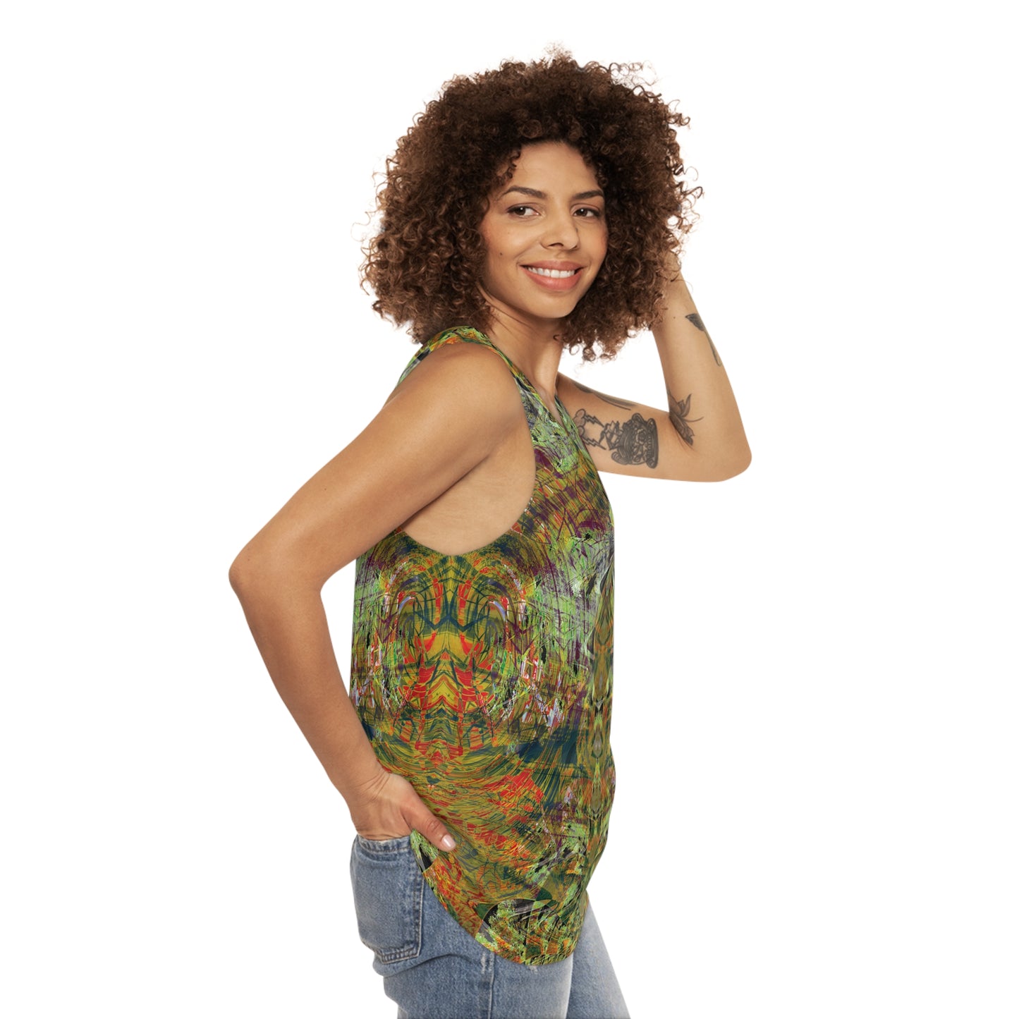 Unisex Tank Top - Love Light Fractals No.4