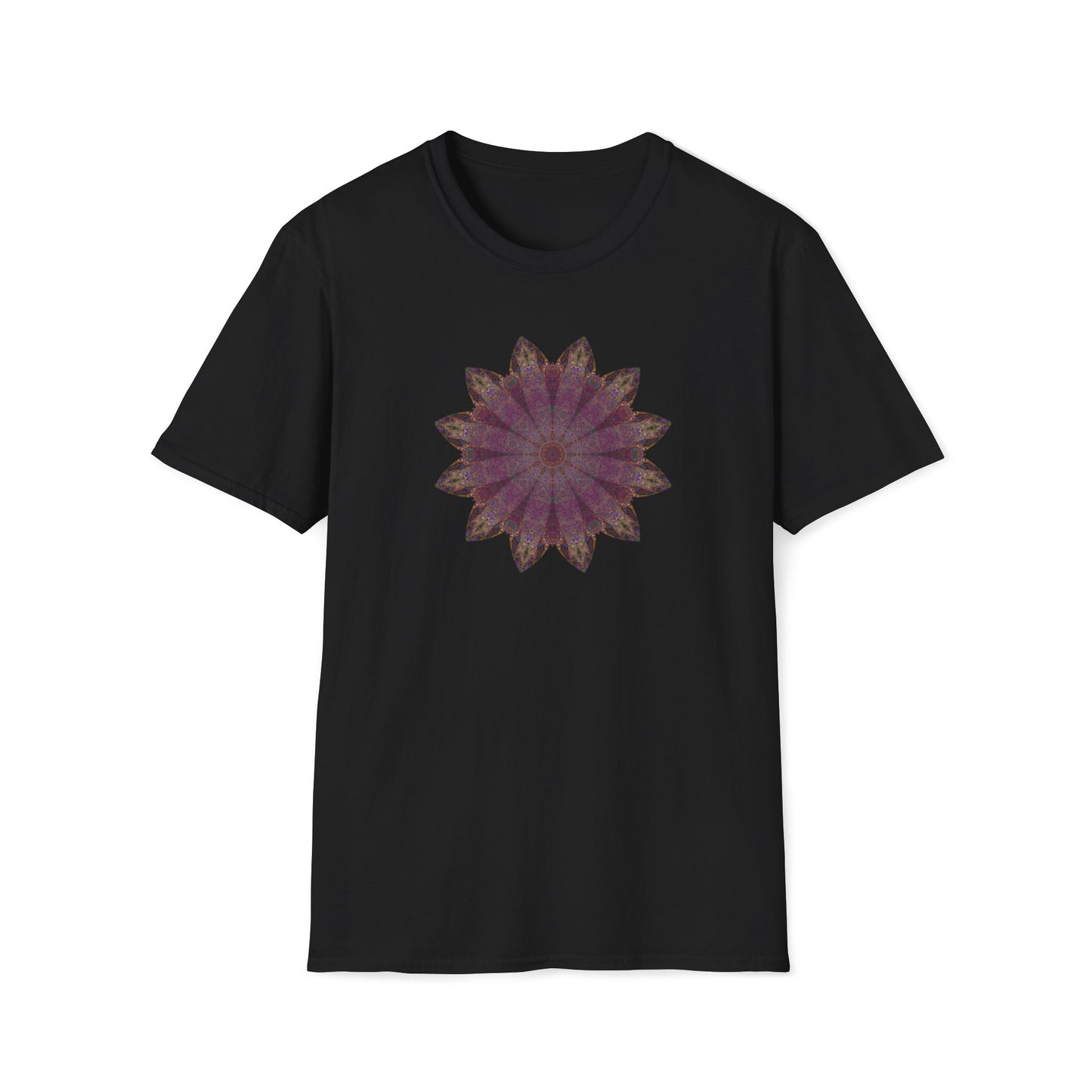 Unisex Softstyle T-Shirt - Love Light Mandalas No.6