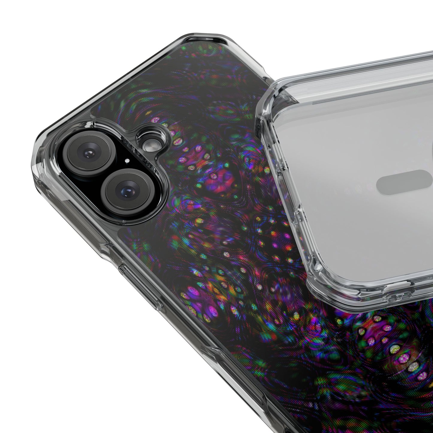 iPhone 16 Magnetic Clear Impact Case - DMT Scribe Tiles No.3