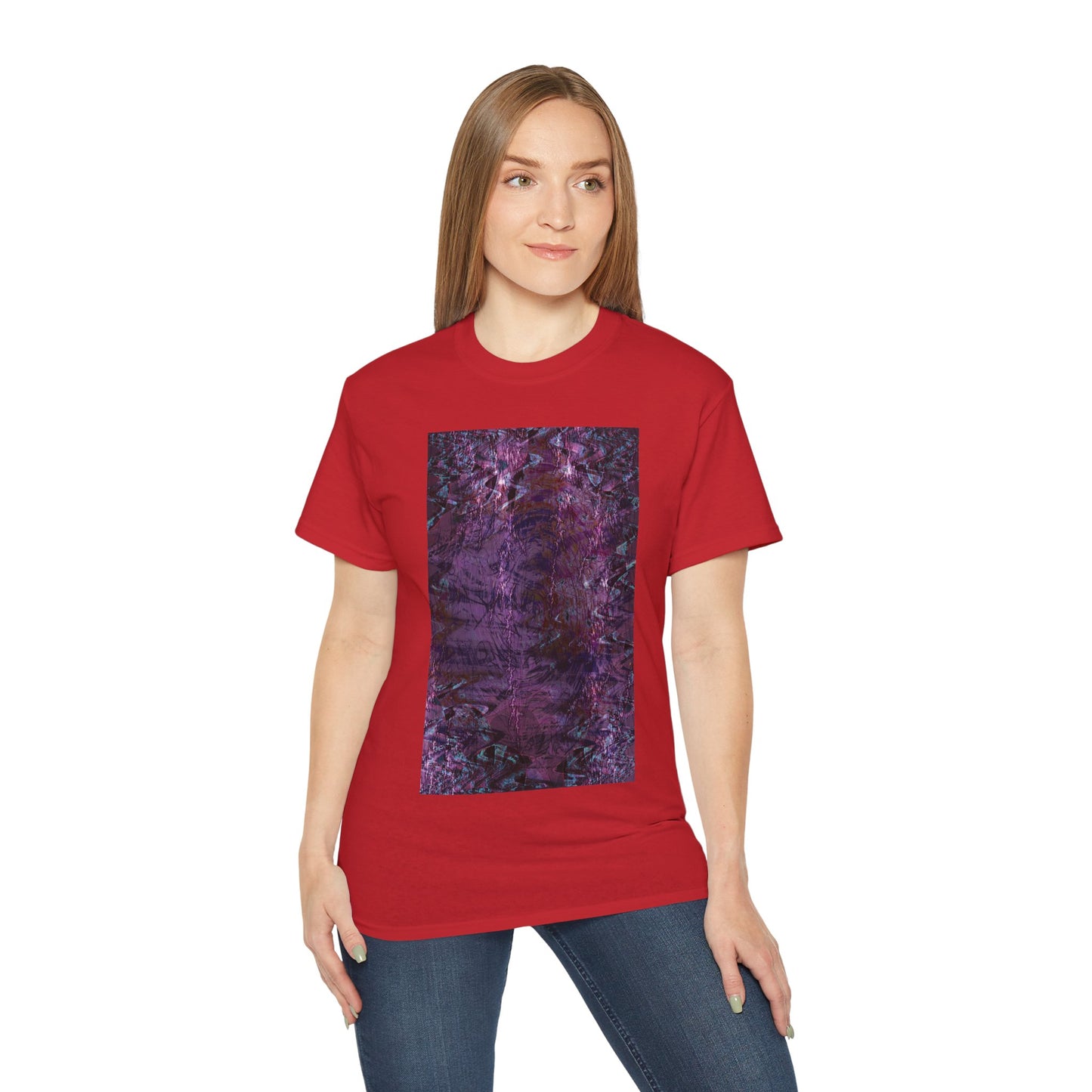 Unisex Ultra Cotton Tee - Love Light Fractals No.6
