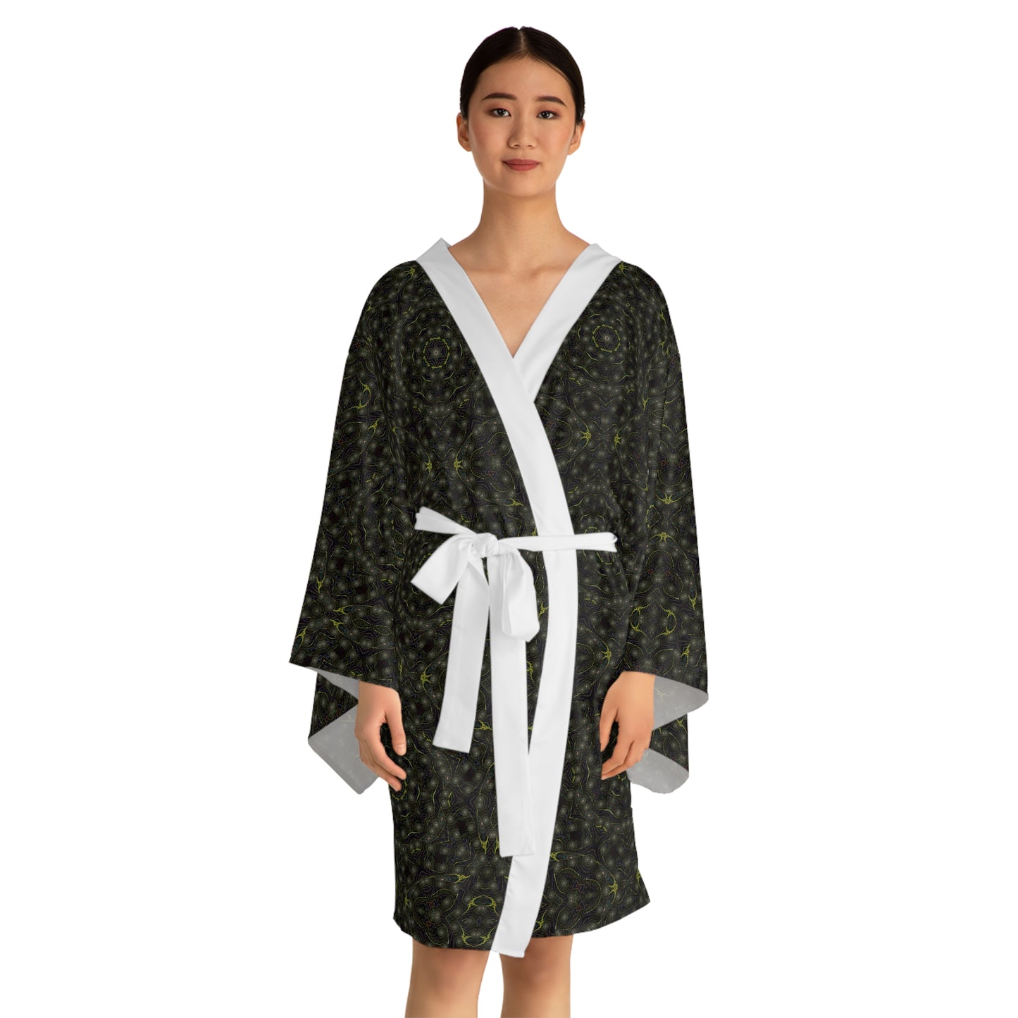 Long Sleeve Kimono Robe - P5 Kaleidoscopic No.2