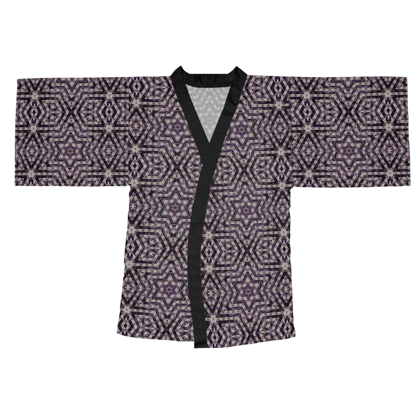 Long Sleeve Kimono Robe - P5 Kaleidoscopic No.24