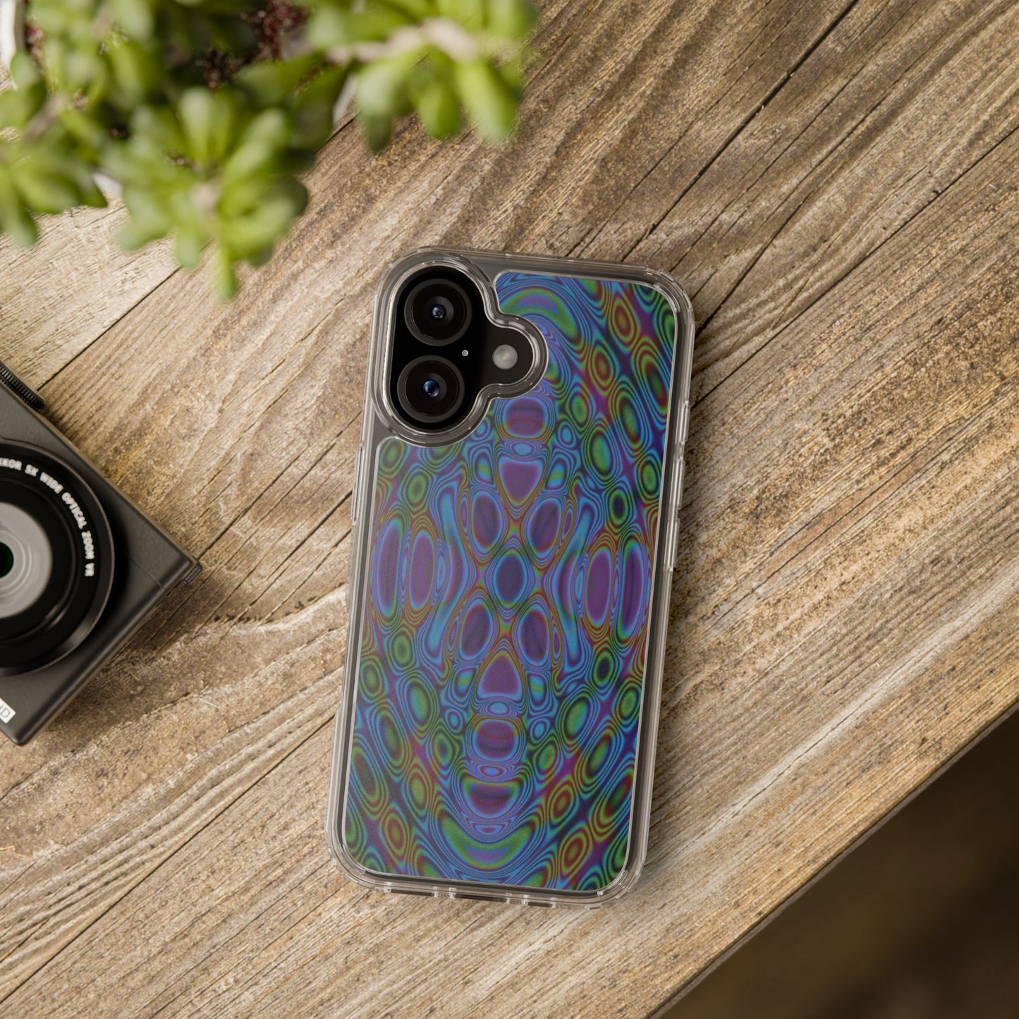 iPhone 16 Clear Case – DMT Seer No.20