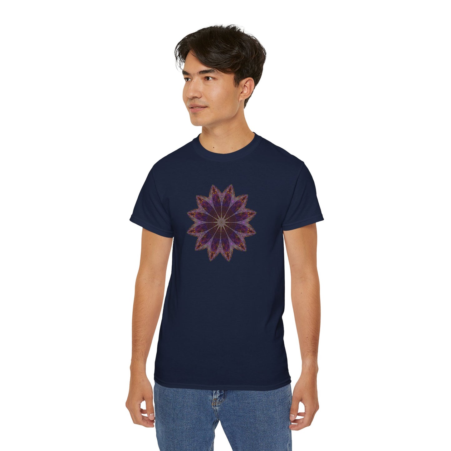 Unisex Ultra Cotton Tee - Love Light Mandalas No.11