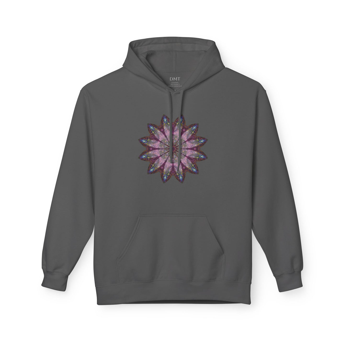 Unisex Midweight Softstyle Fleece Hoodie - Love Light Mandalas No.19