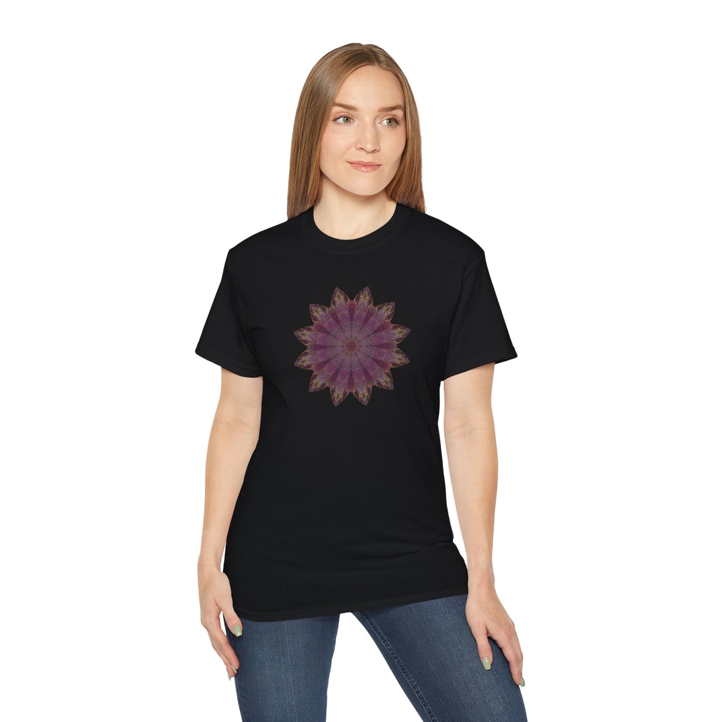 Unisex Ultra Cotton Tee - Love Light Mandalas No.6