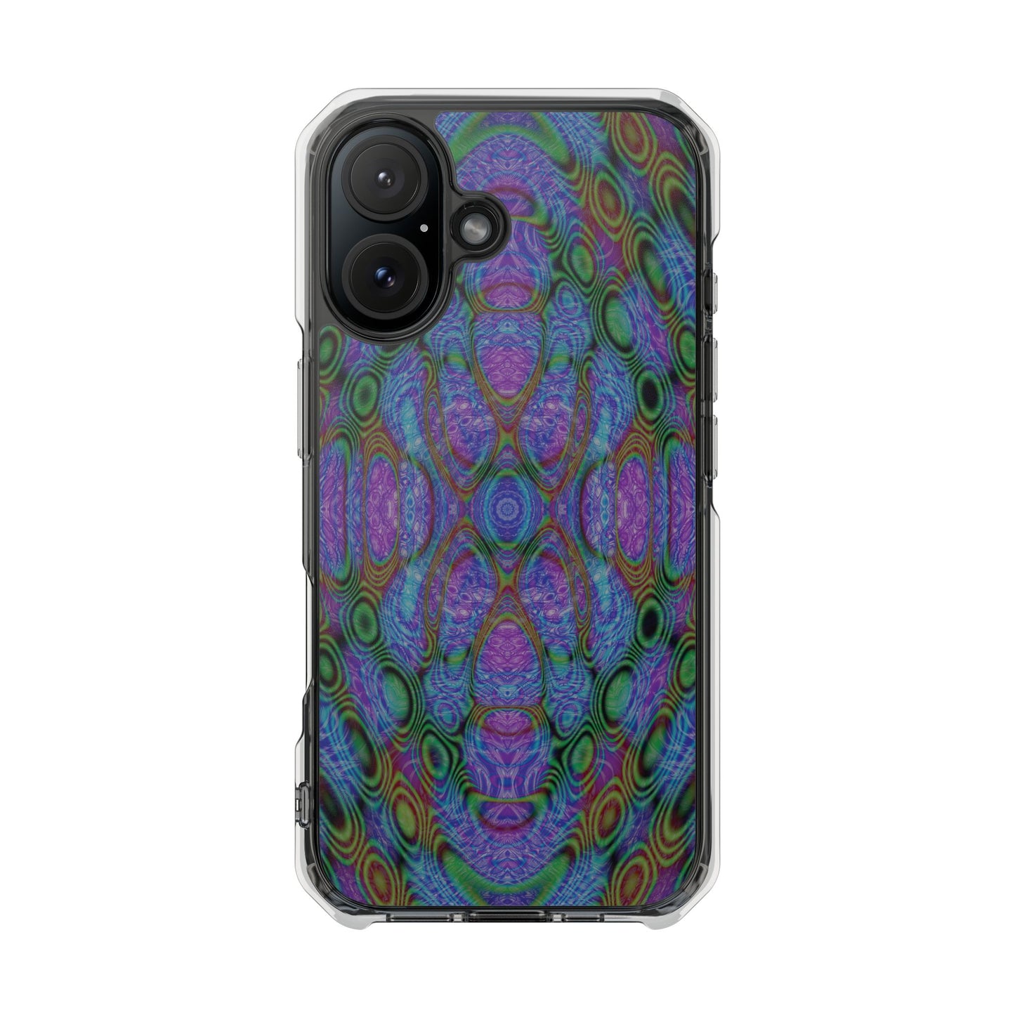 iPhone 16 Magnetic Clear Impact Case - DMT Seer No.17
